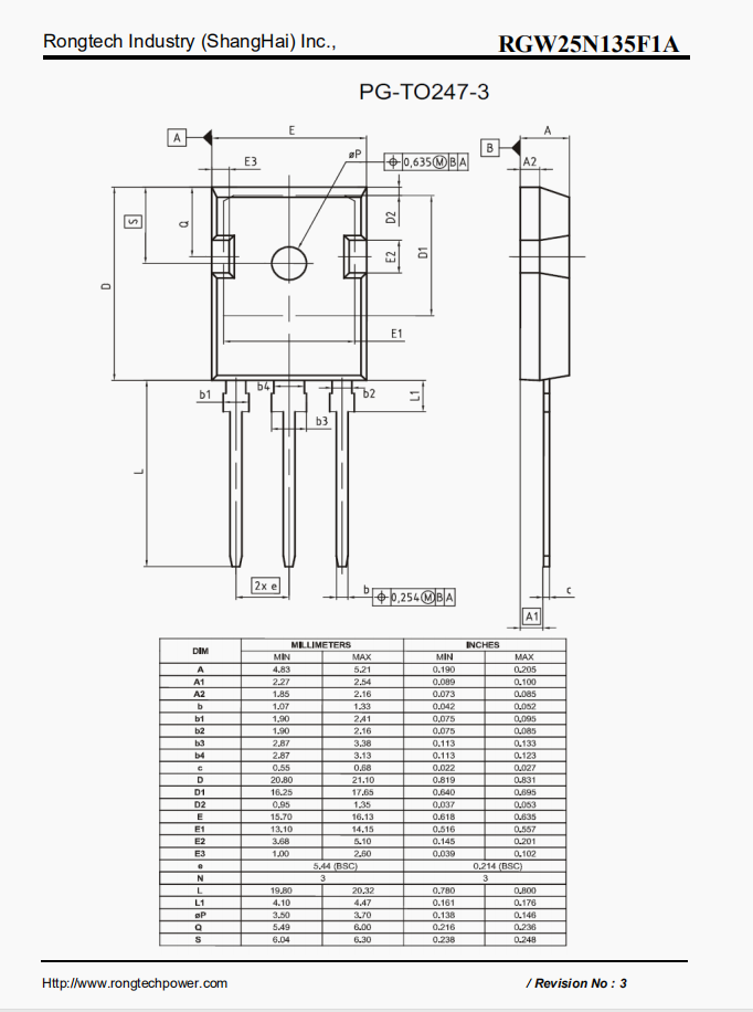 RGW25N135F1A-rongtechsemi