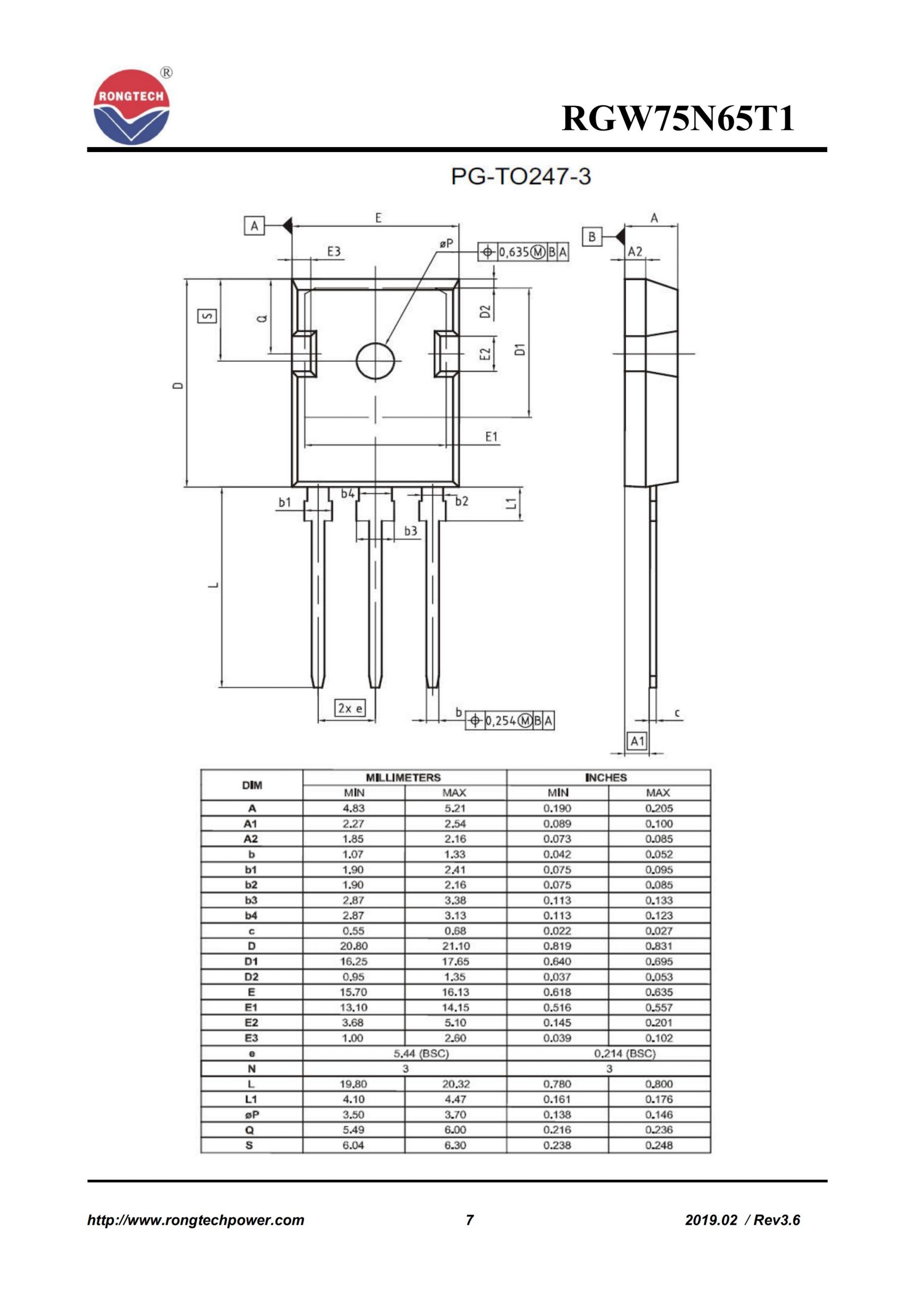 RGW75N65T1-rongtechsemi