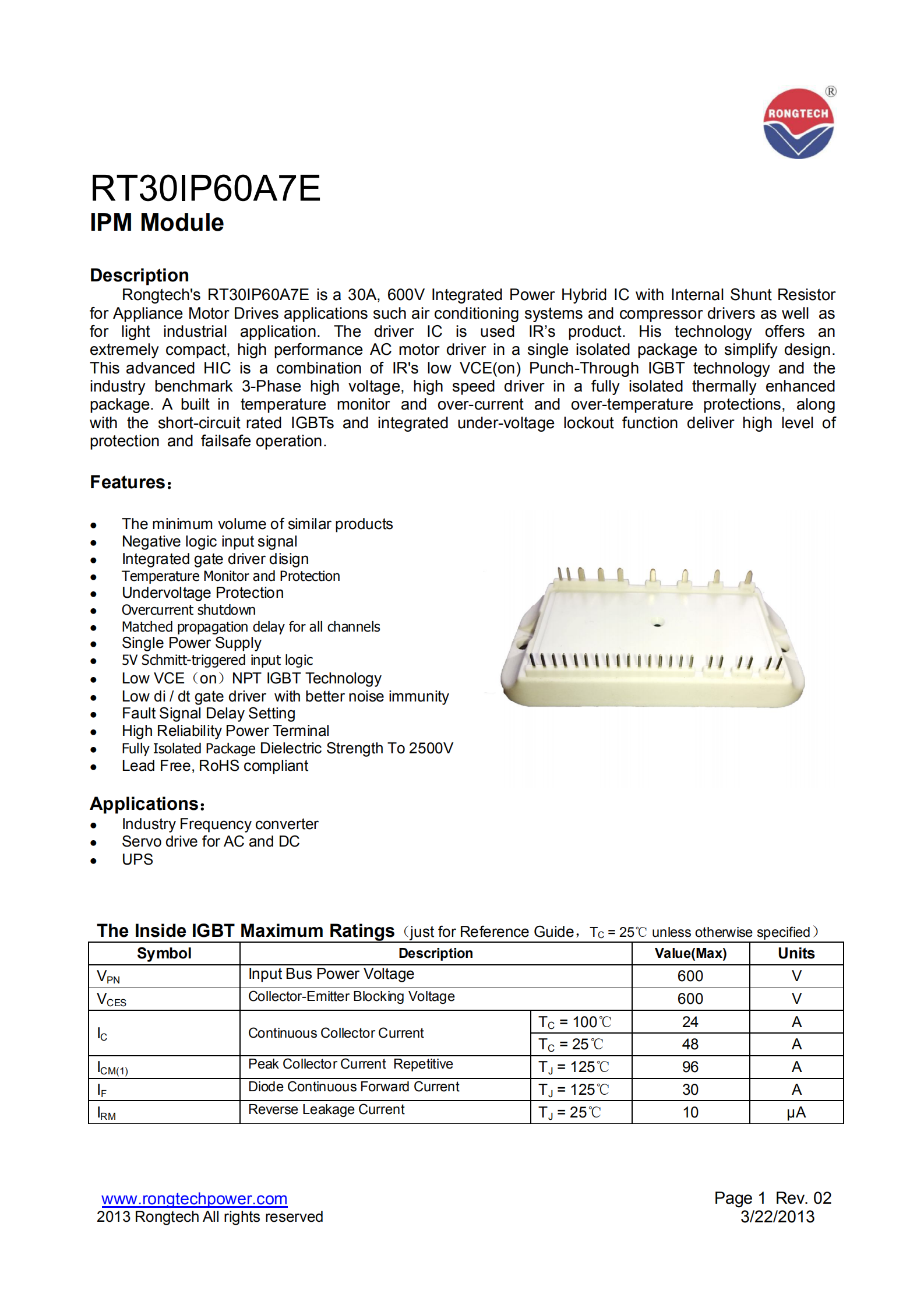 RT30IP60A7E-rongtechsemi