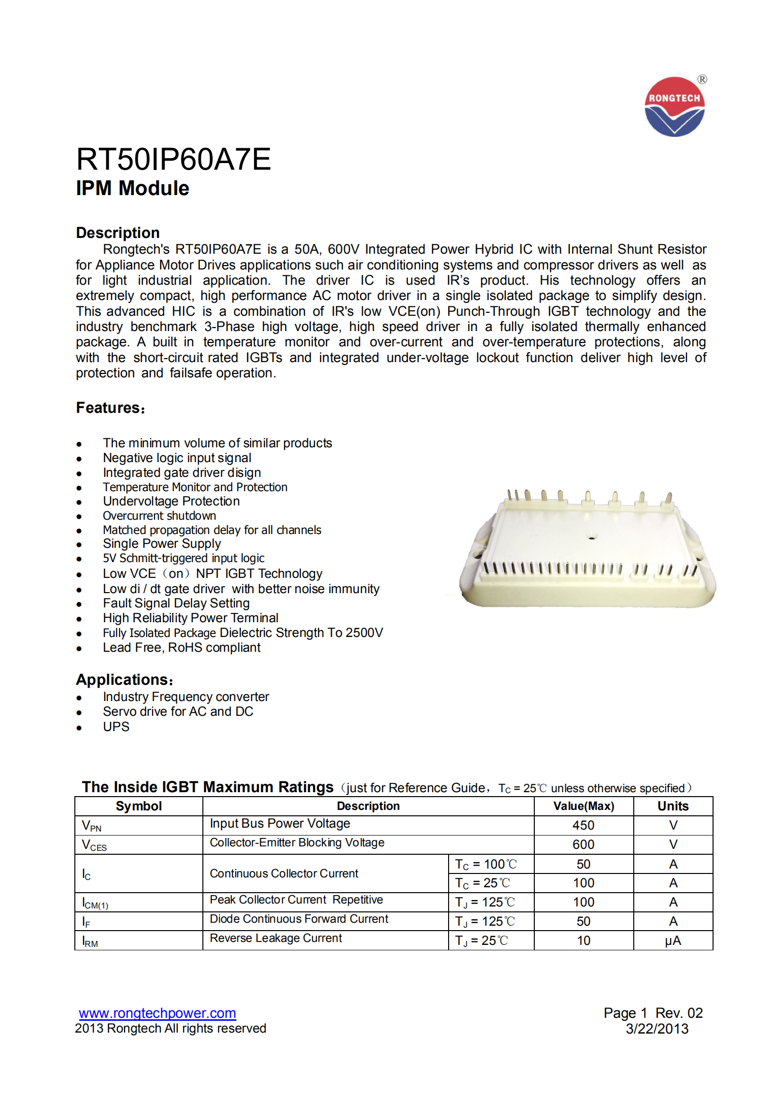 RT50IP60A7E-rongtechsemi
