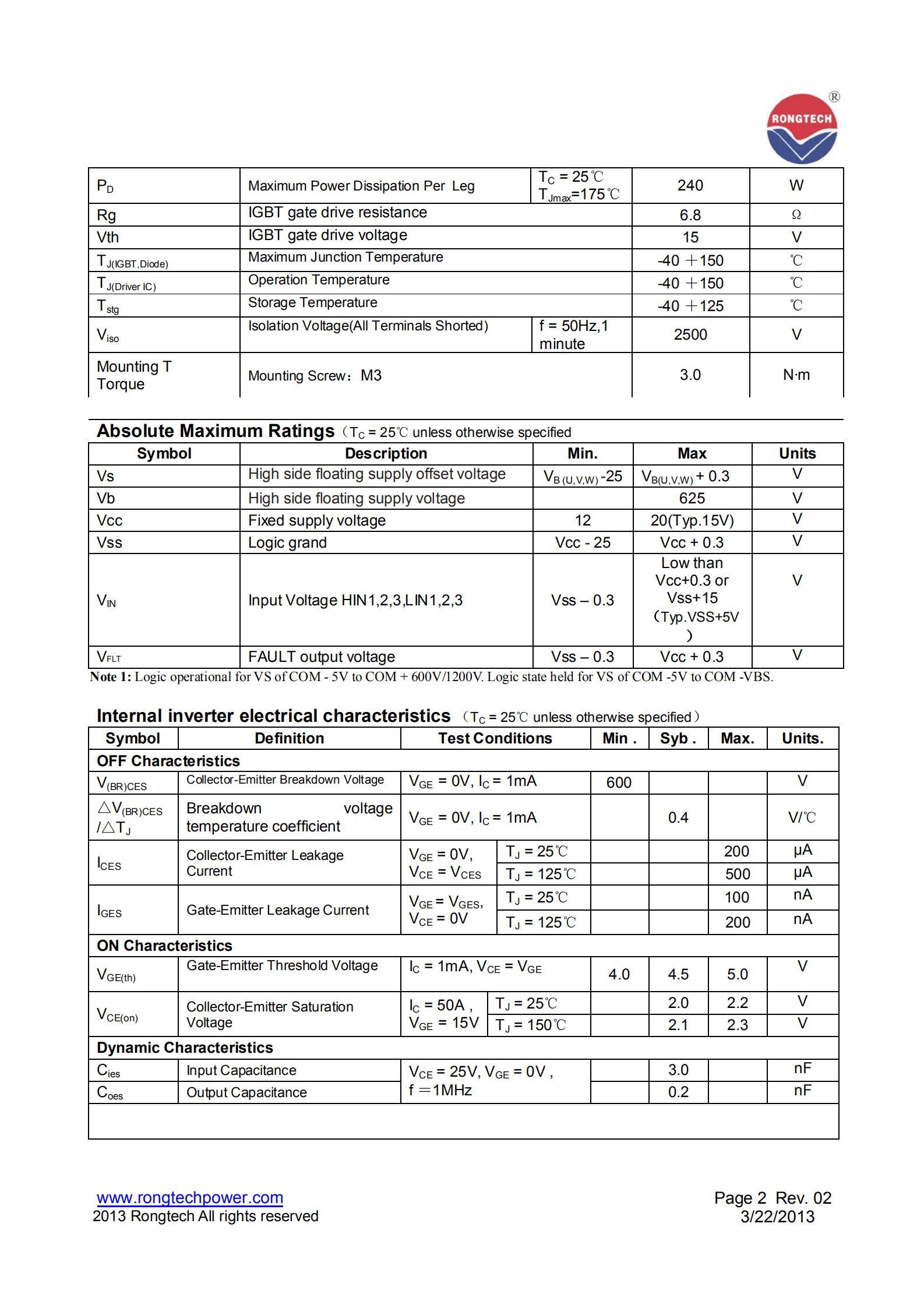 RT50IP60A7E-rongtechsemi