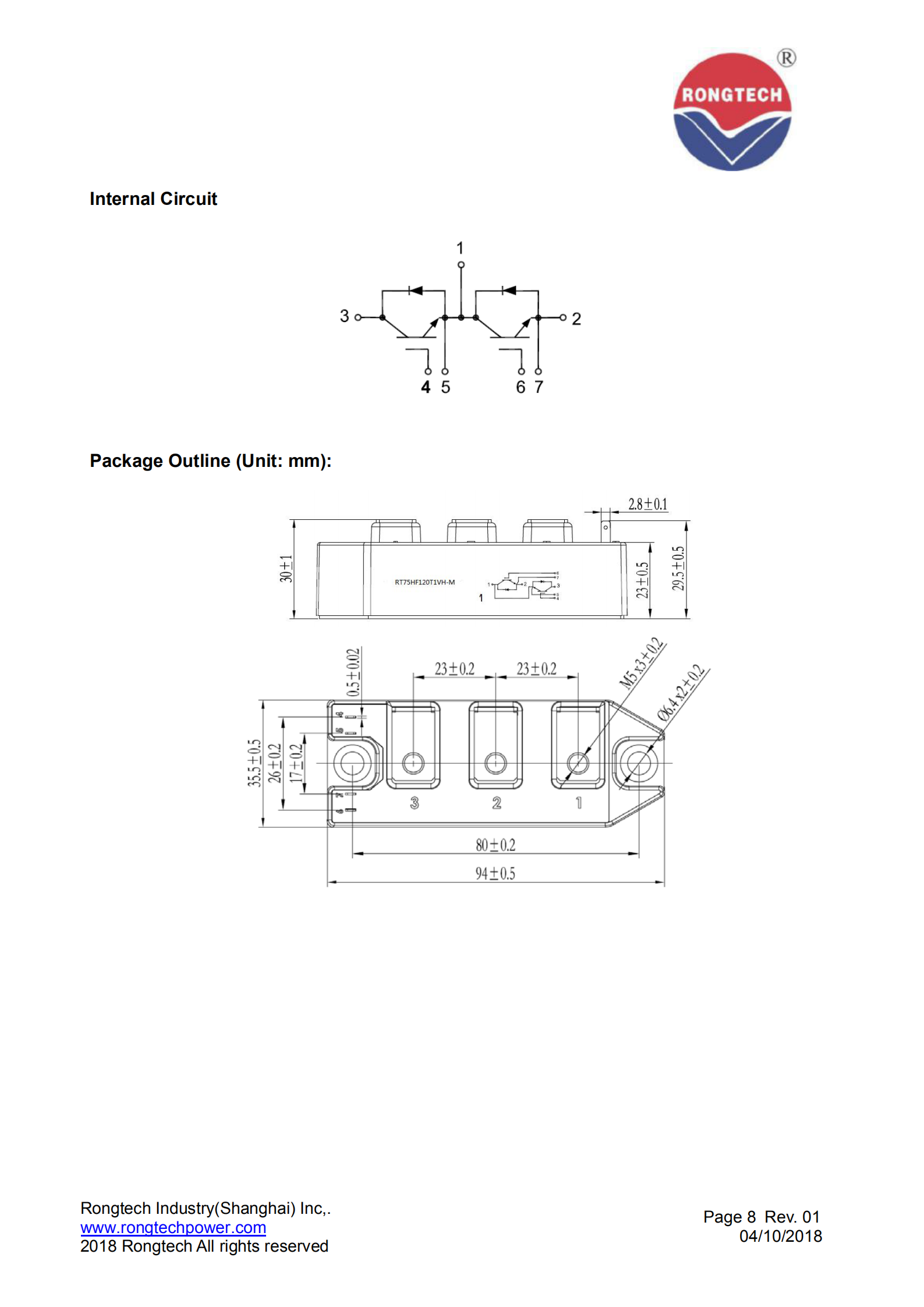 RT75HF120T1VH-M-rongtechsemi
