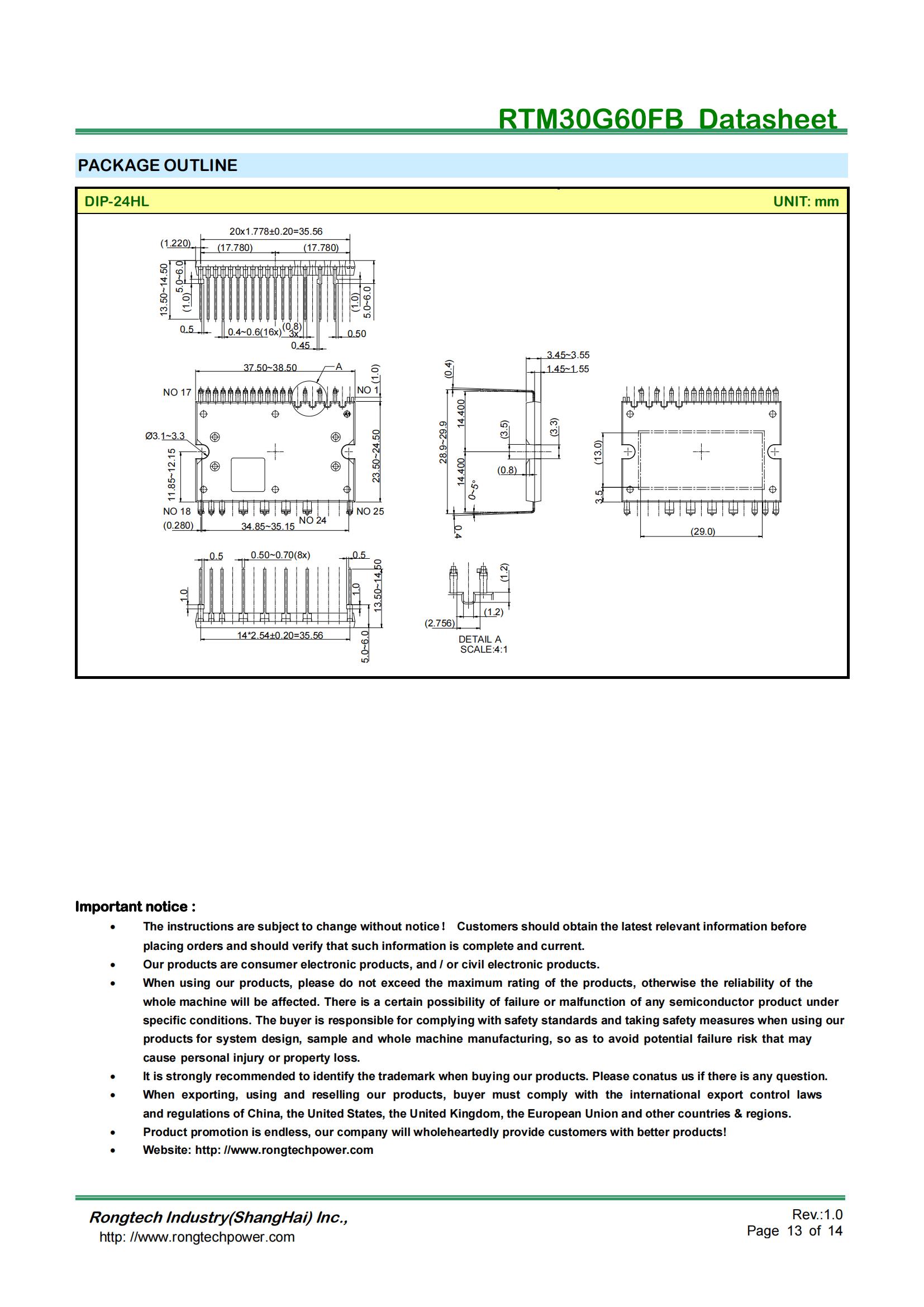RTM30G60FB-rongtechsemi