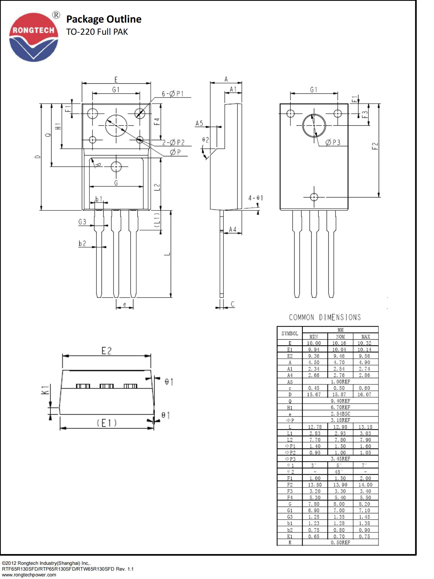 RTF_P_W65R130SFD-rongtechsemi
