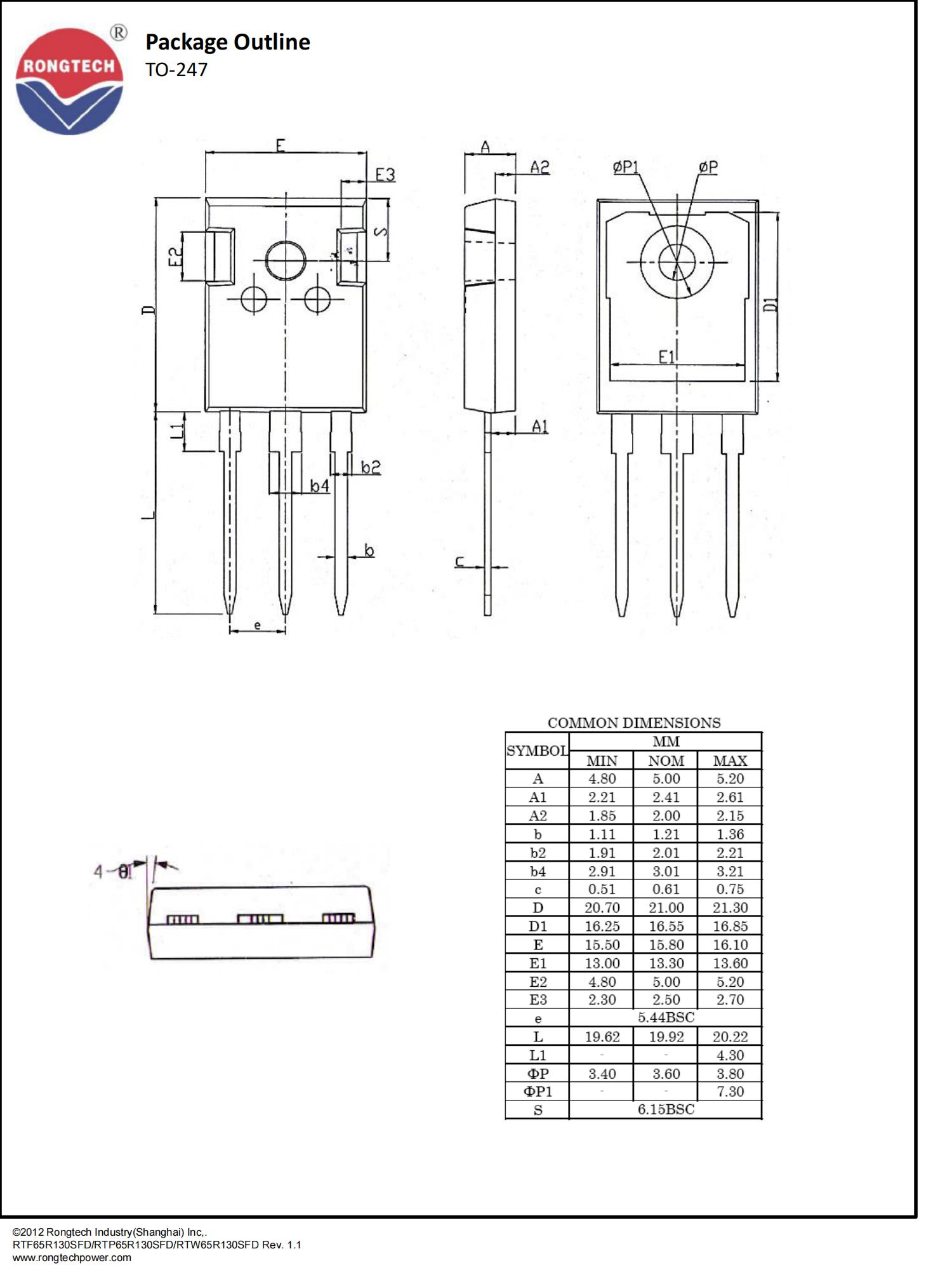 RTF_P_W65R130SFD-rongtechsemi