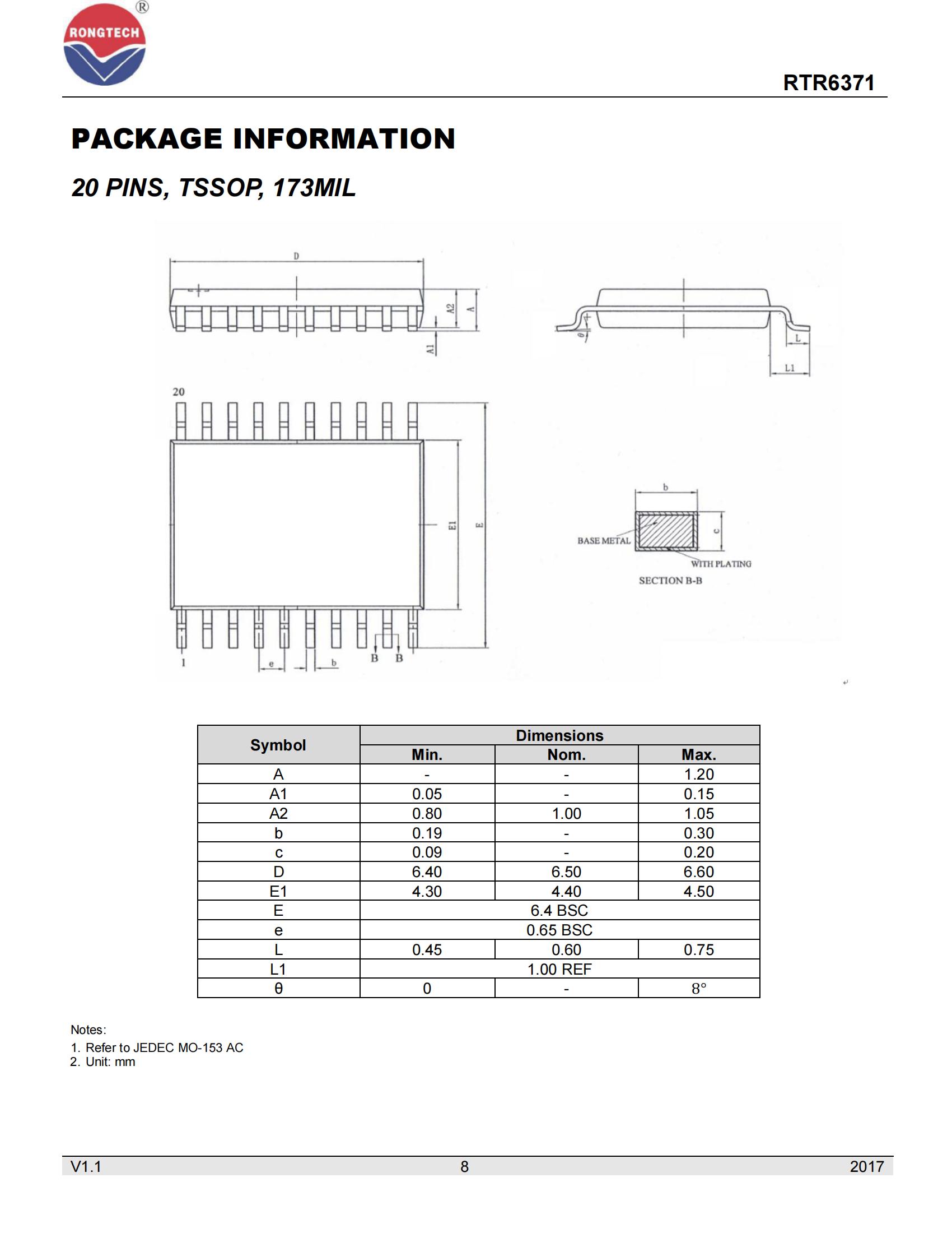 BDR6371-rongtechsemi