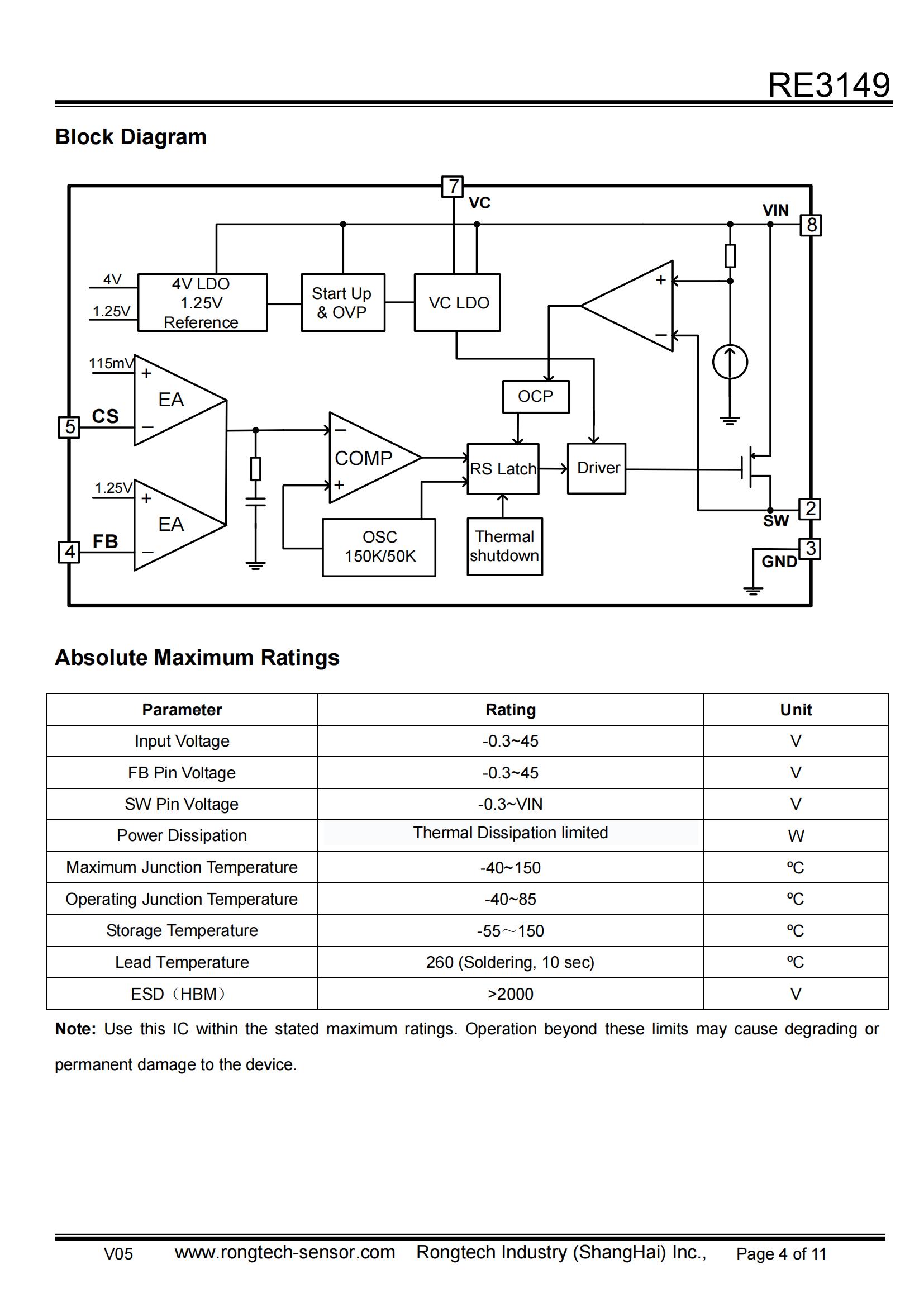 DCDC-convertor-IC-rongtechsemi