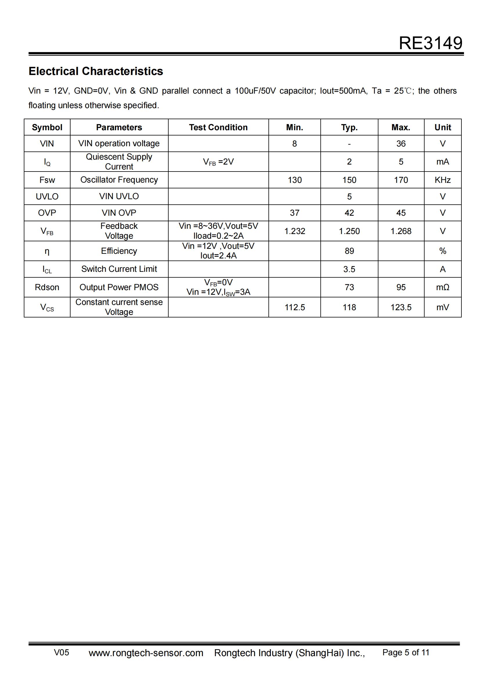 DCDC-convertor-IC-rongtechsemi