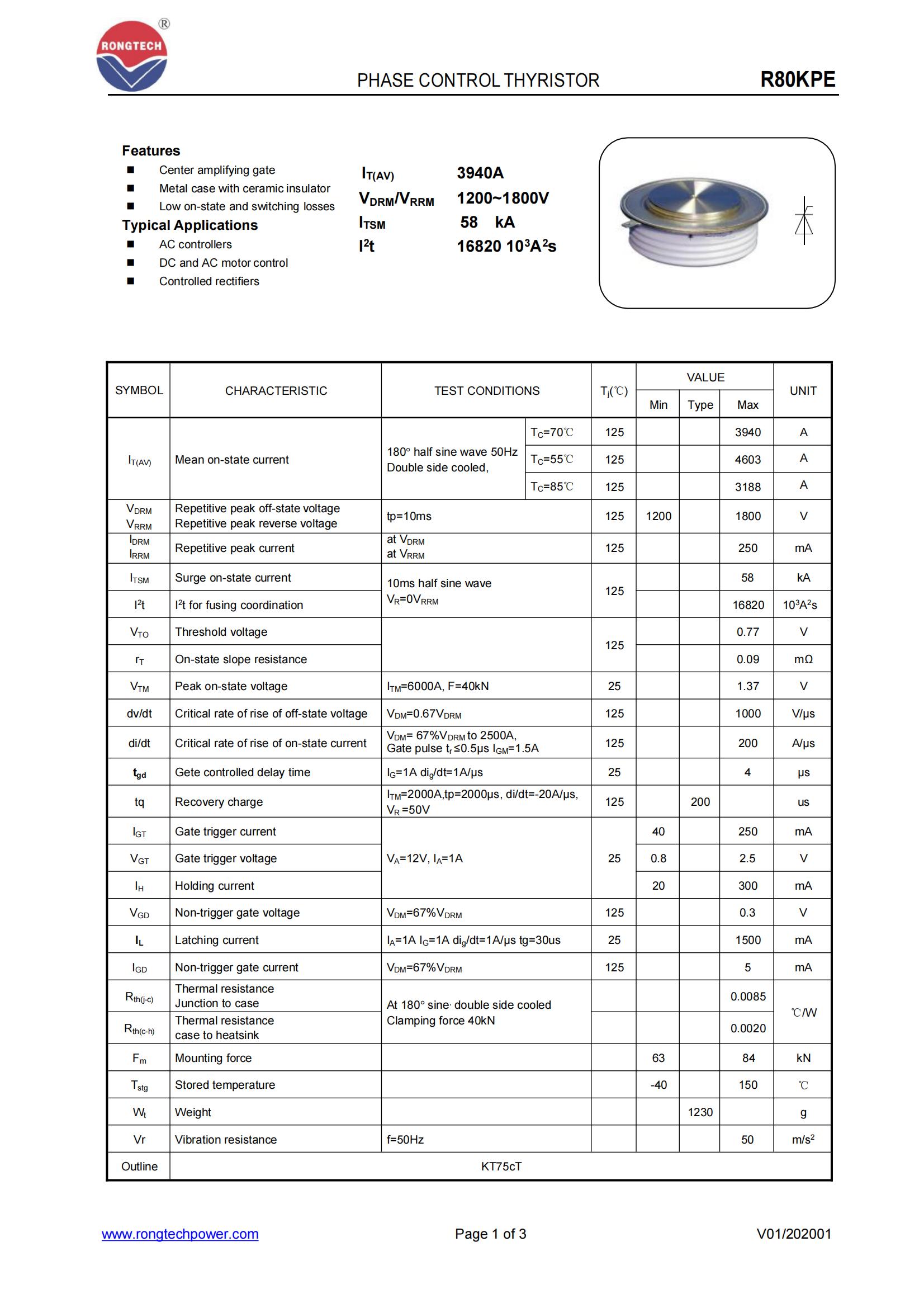 R80KPE-TSD10317-rongtechsemi