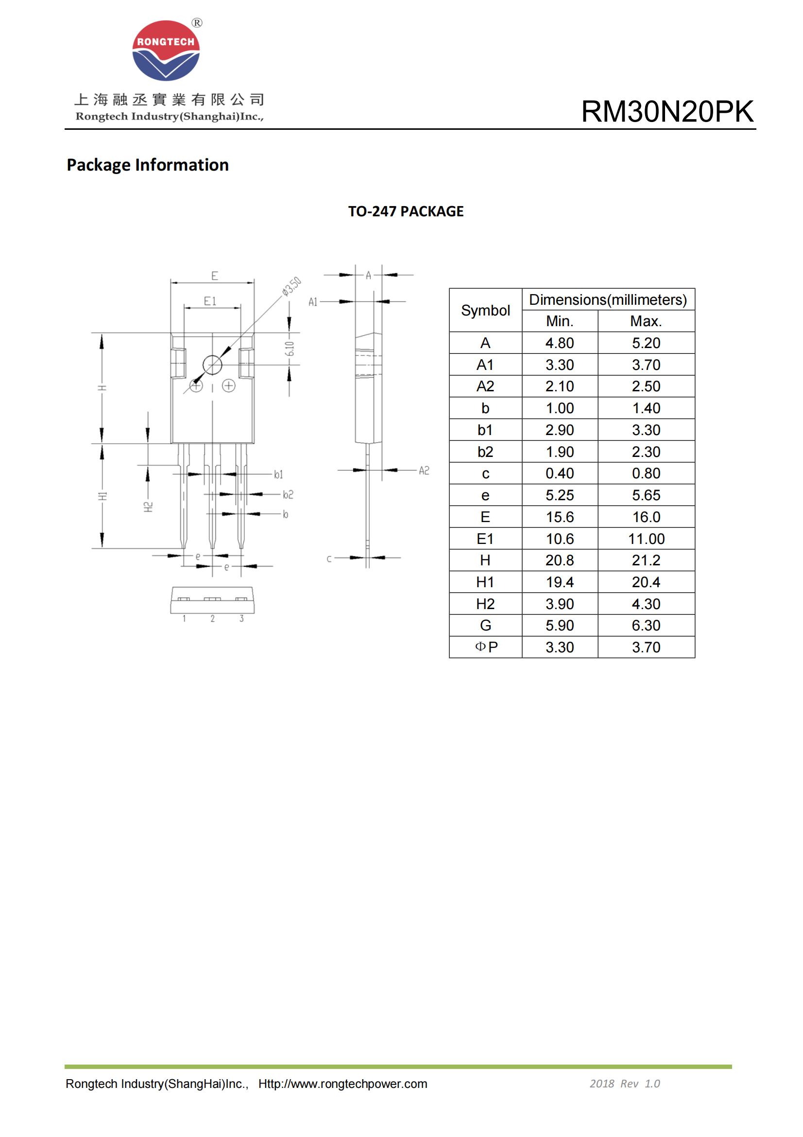 RM30N20PK-rongtechsemi