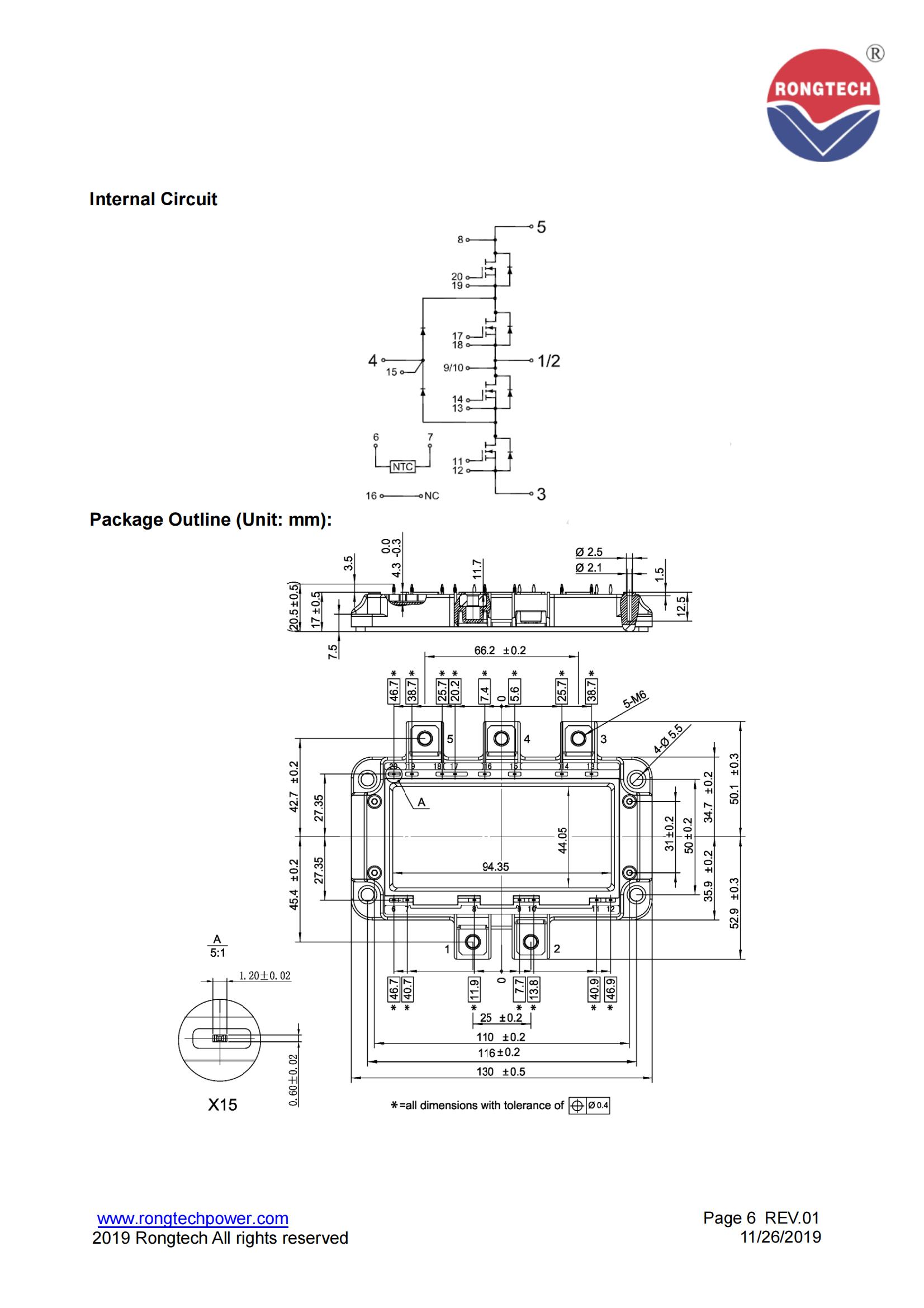 RSC150TL65A8H-S09-rongtechsemi