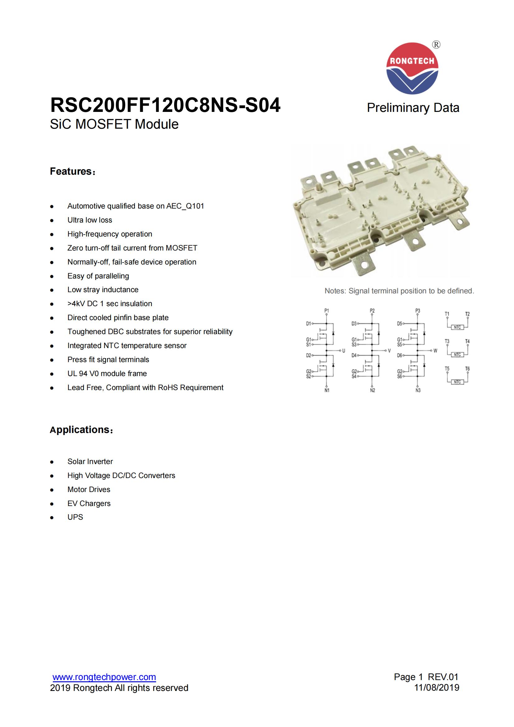 RSC200FF120C8NS-S04-rongtechsemi