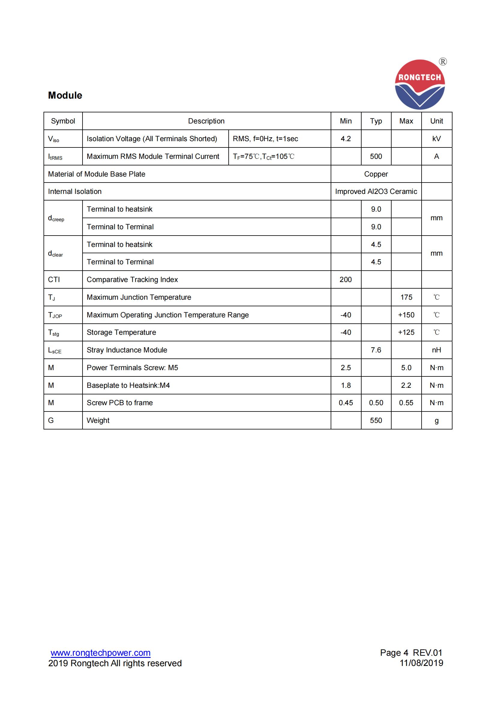 RSC200FF120C8NS-S04-rongtechsemi
