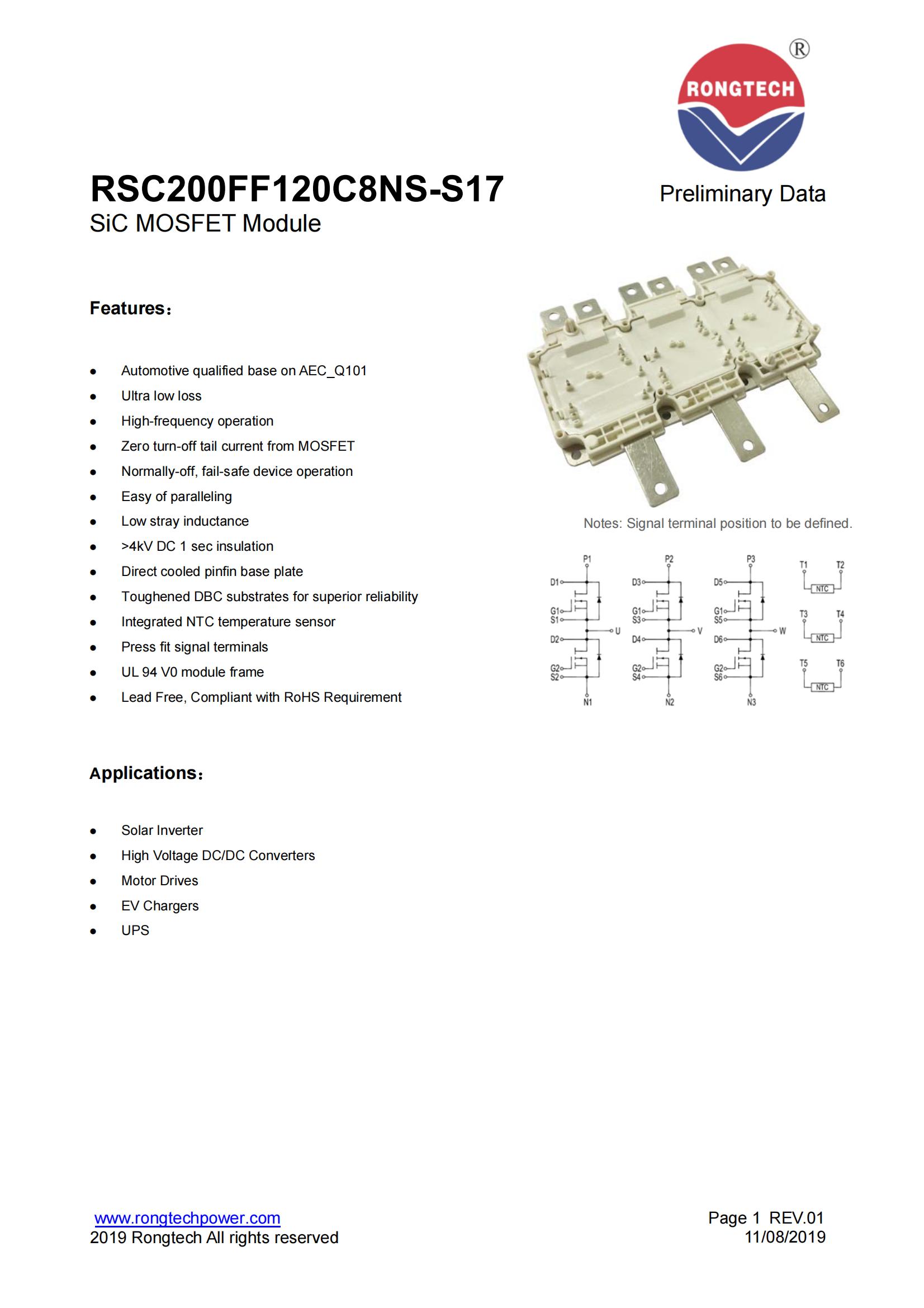RSC200FF120C8NS-S17-rongtechsemi