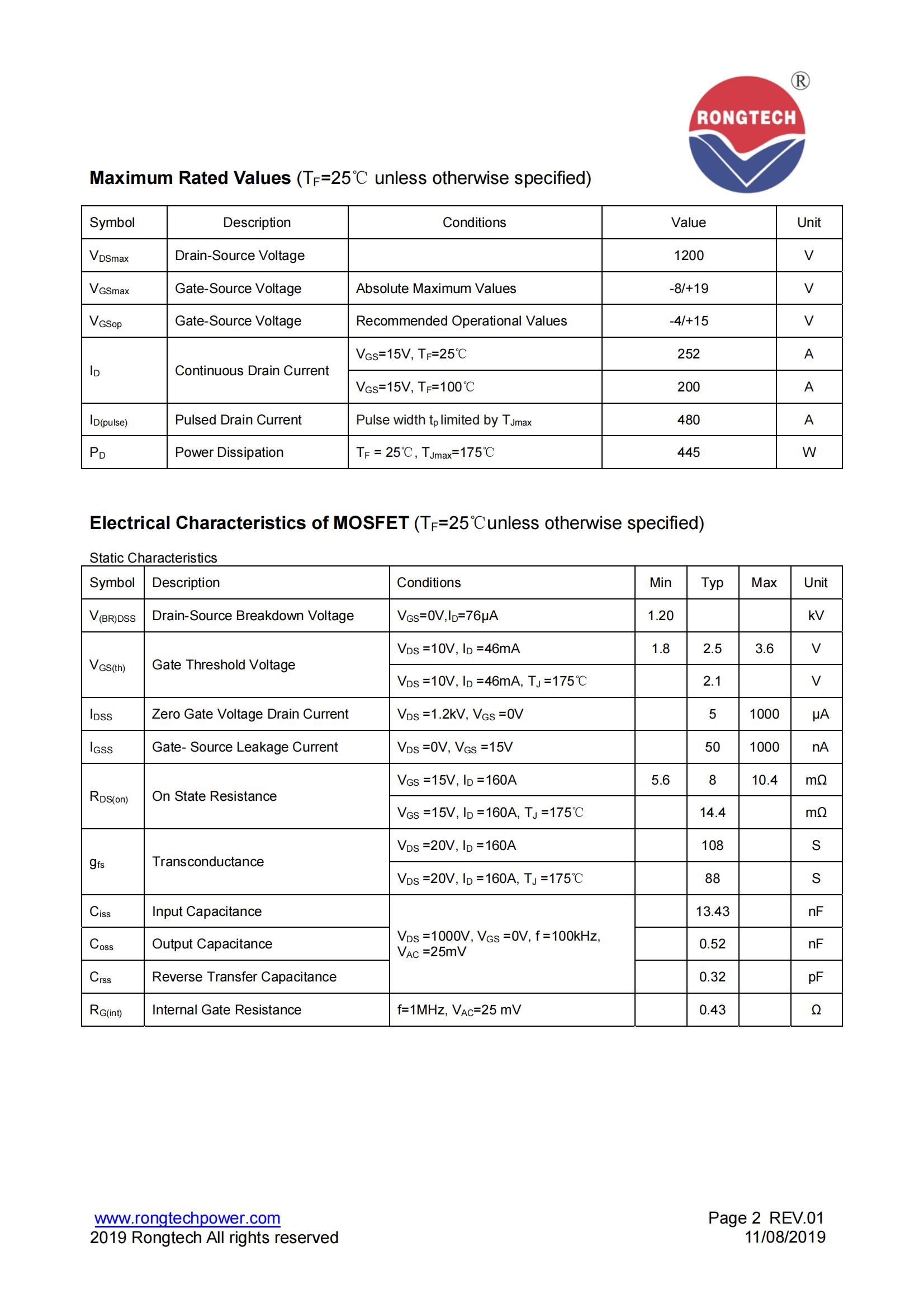 RSC200FF120C8NS-S17-rongtechsemi