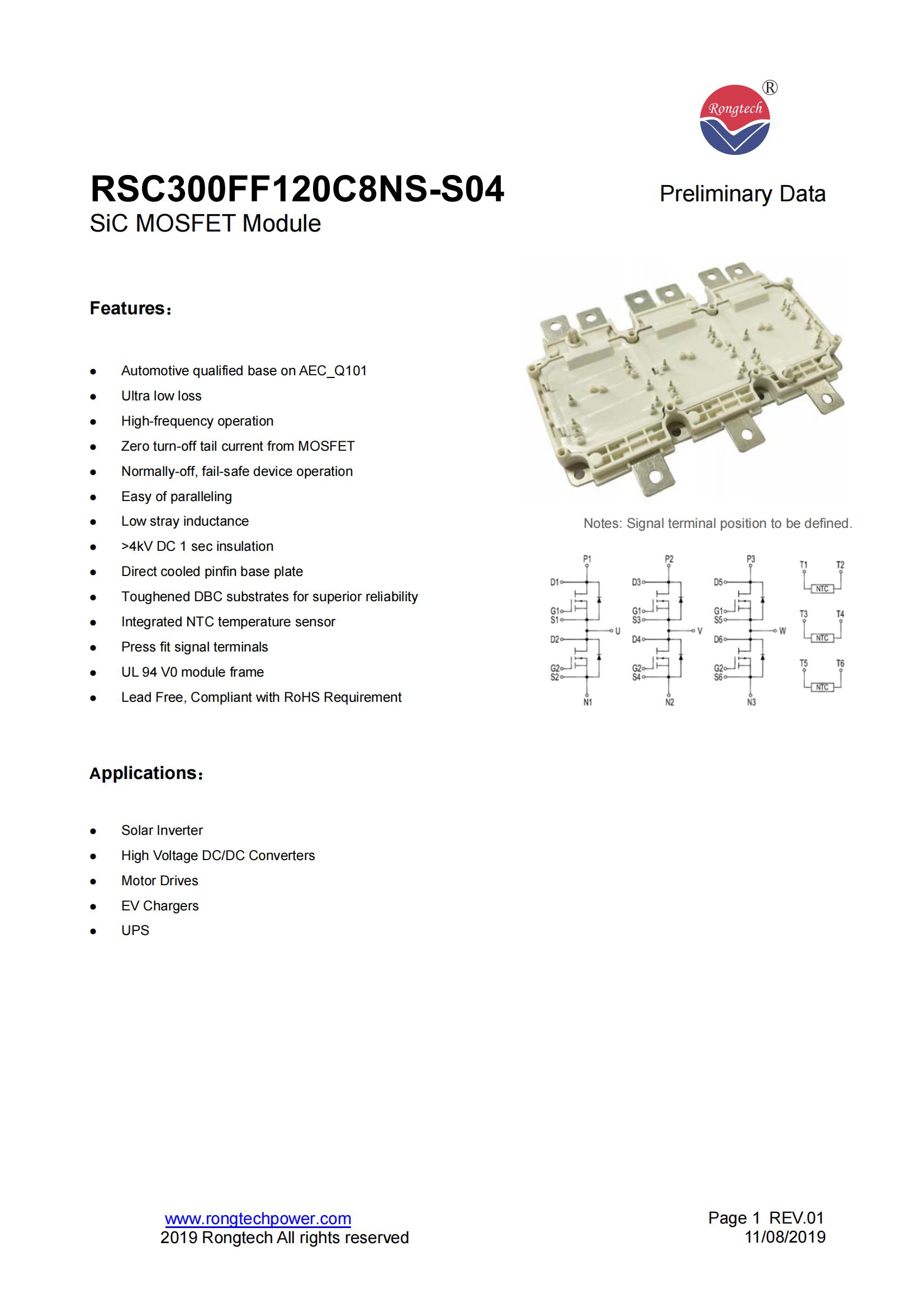 RSC300FF120C8NS-S04-rongtechsemi
