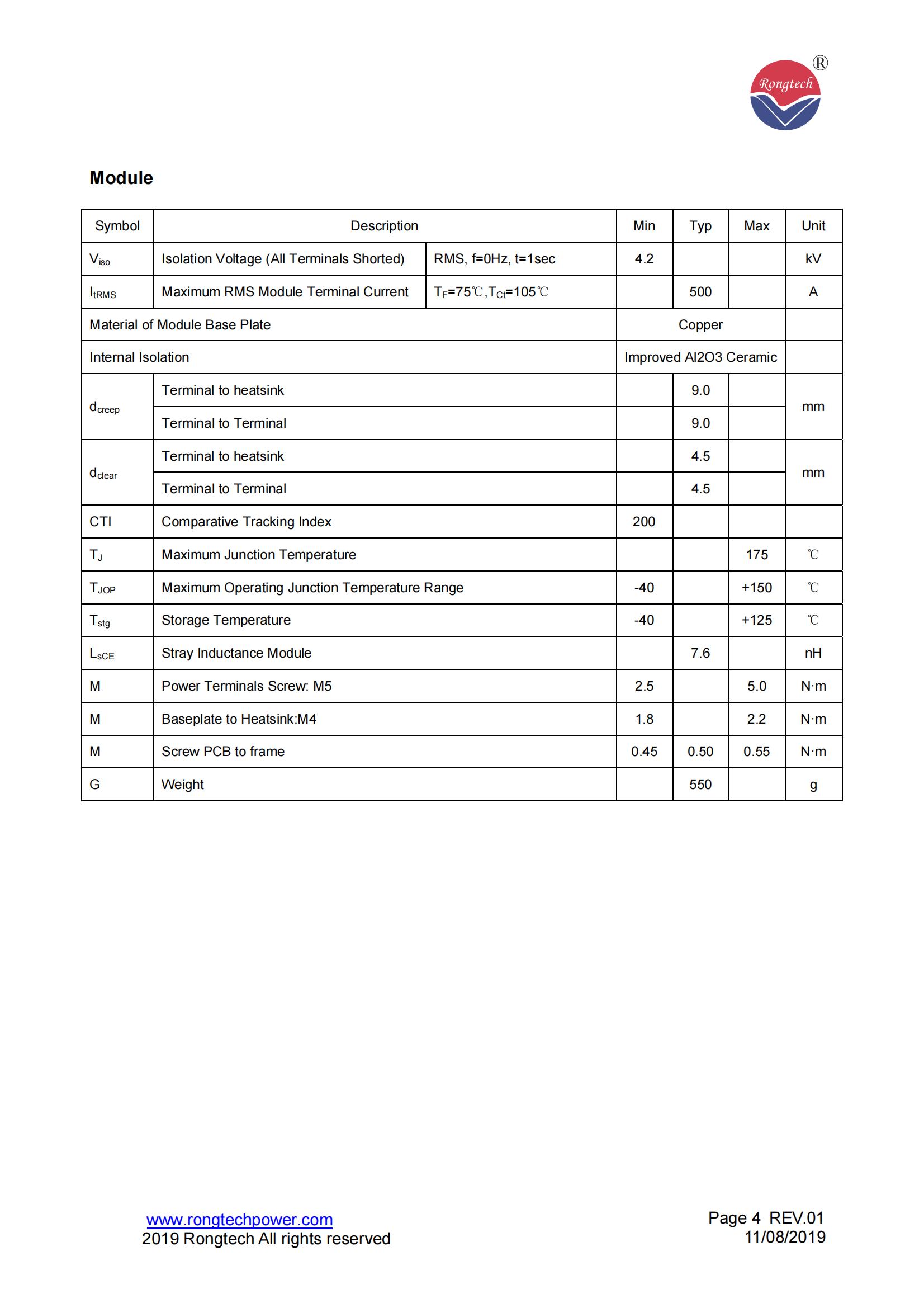 RSC300FF120C8NS-S04-rongtechsemi