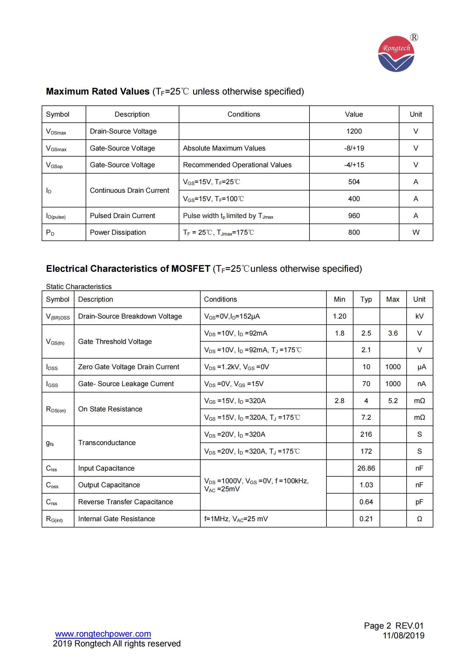 RSC400FF120C8NS-S17-rongtechsemi