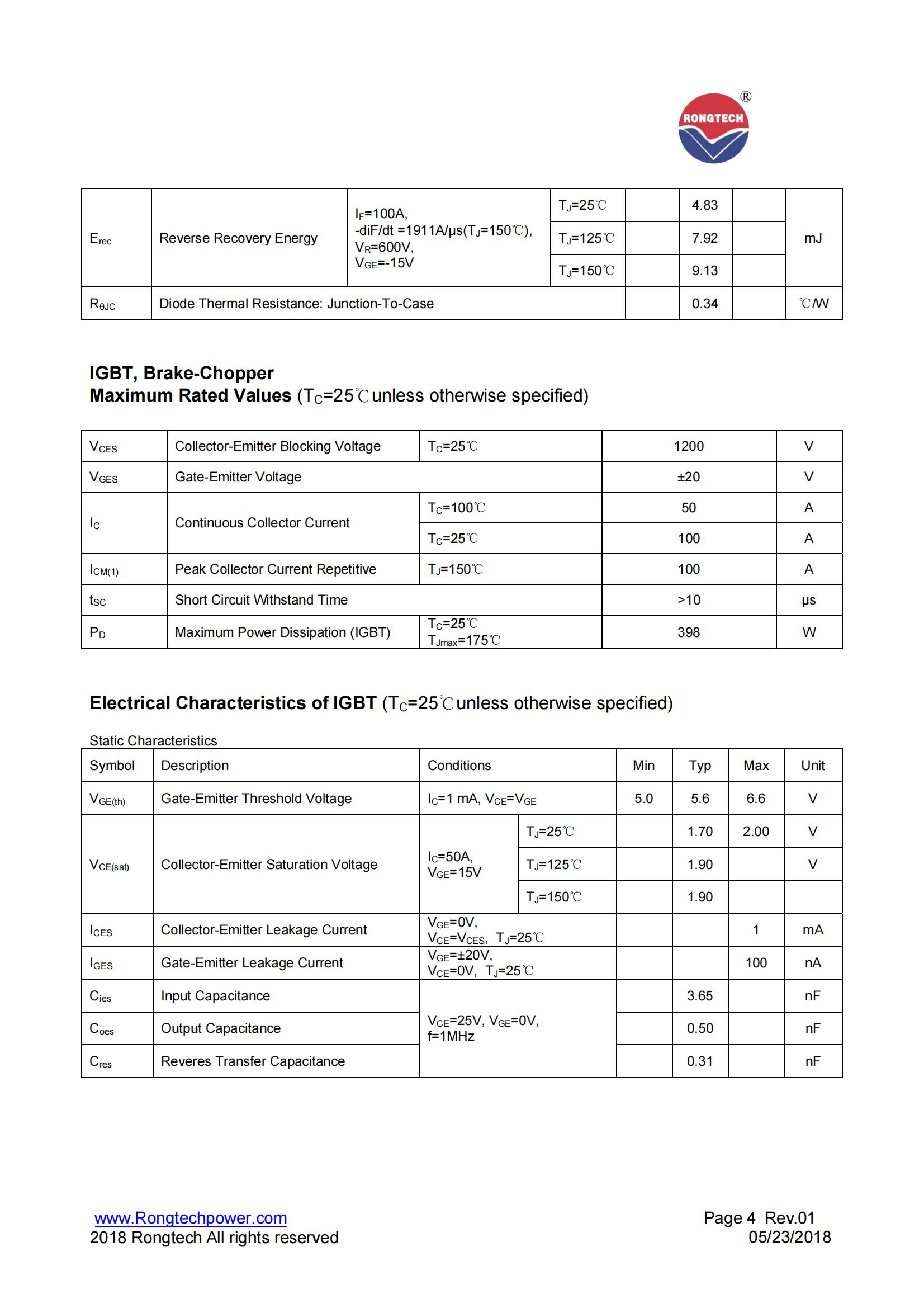 RT100PI120T6H-M-rongtechsemi
