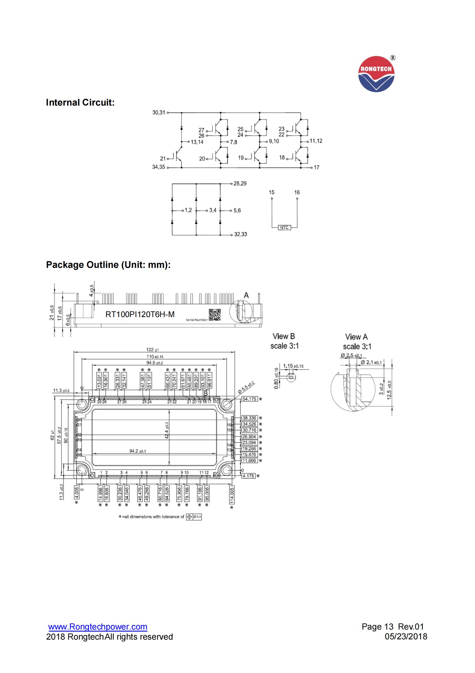 RT100PI120T6H-M-rongtechsemi