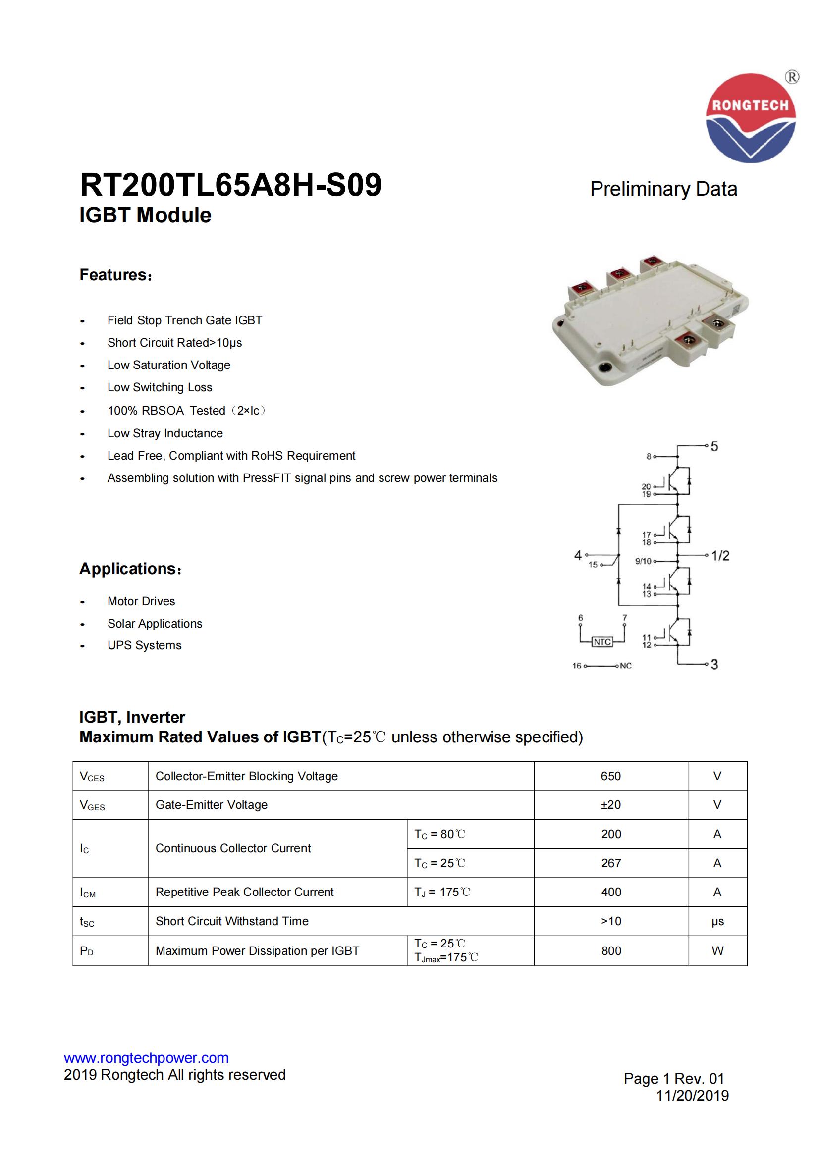 RT200TL65A8H-S09-rongtechsemi