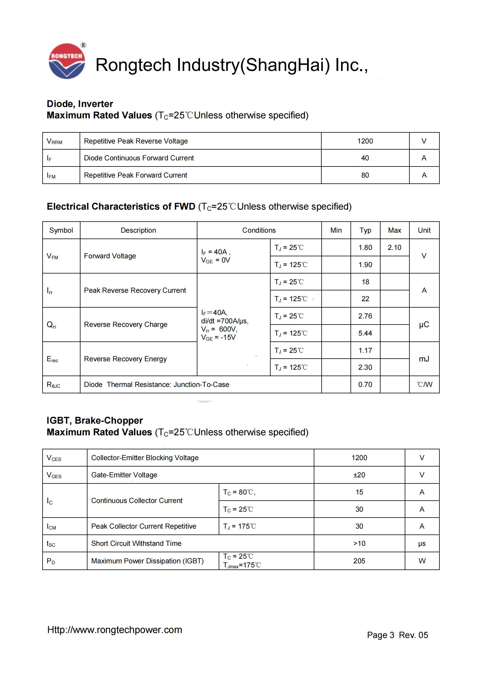 RT40PI120T5H-rongtechsemi