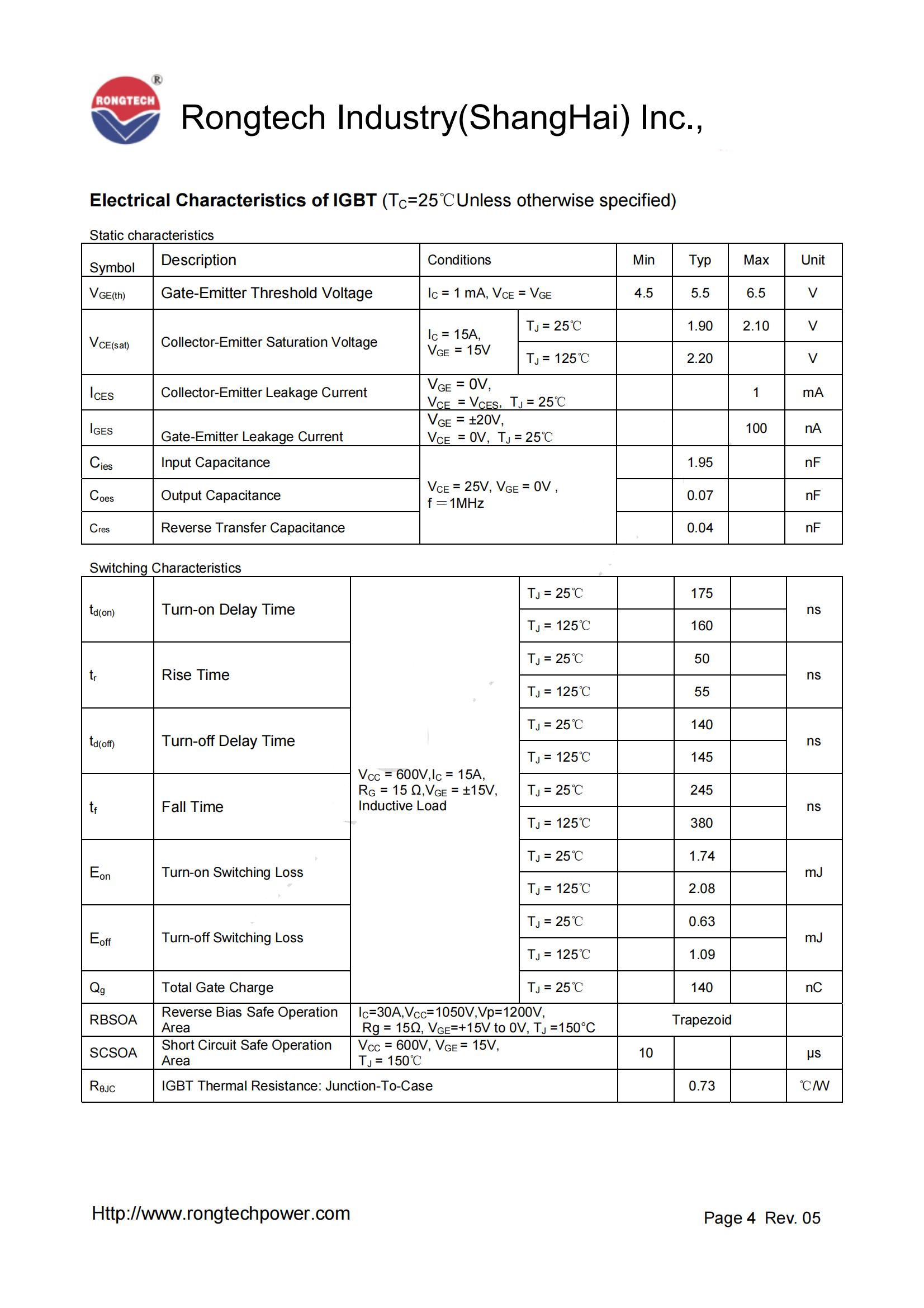RT40PI120T5H-rongtechsemi