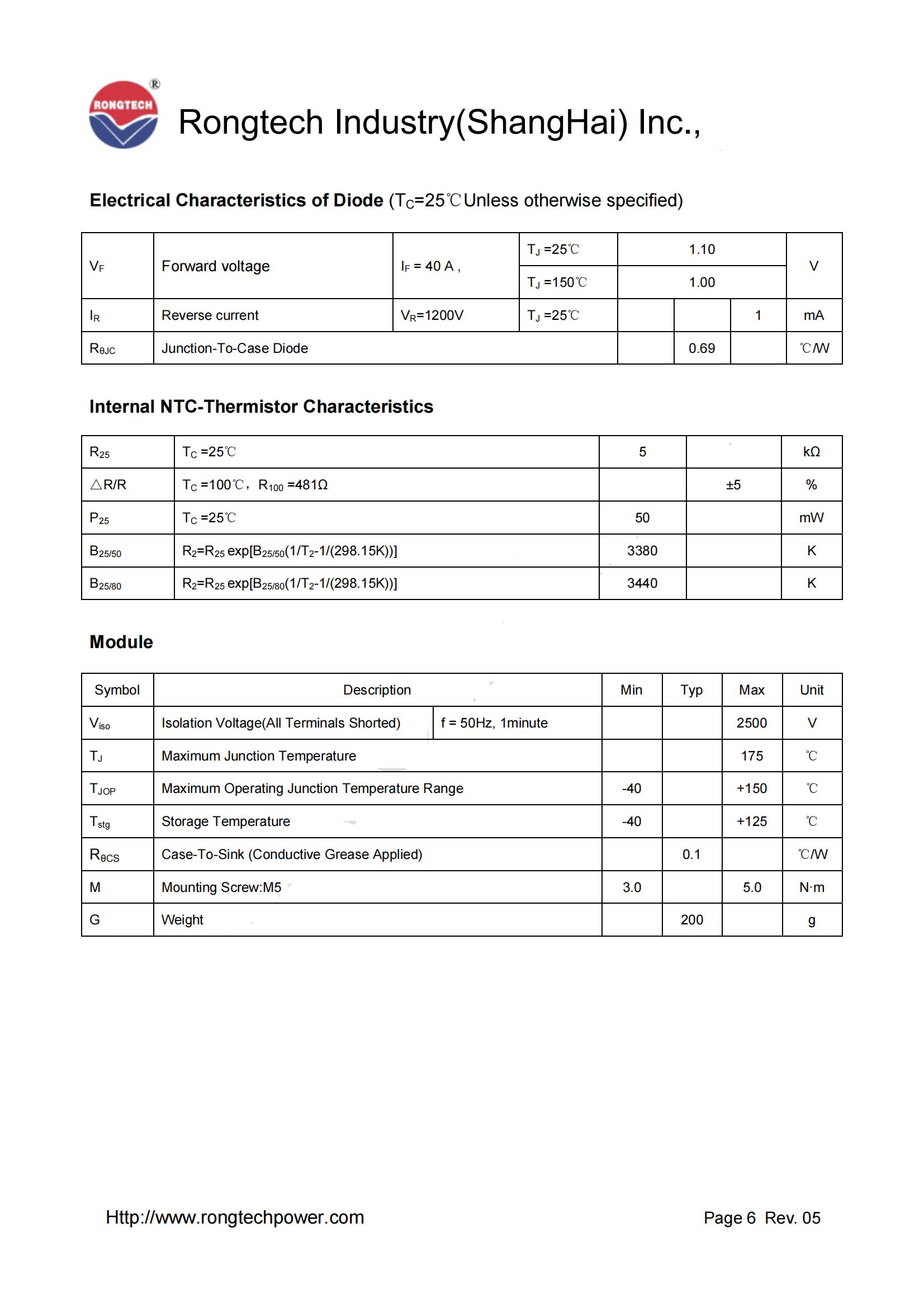 RT40PI120T5H-rongtechsemi