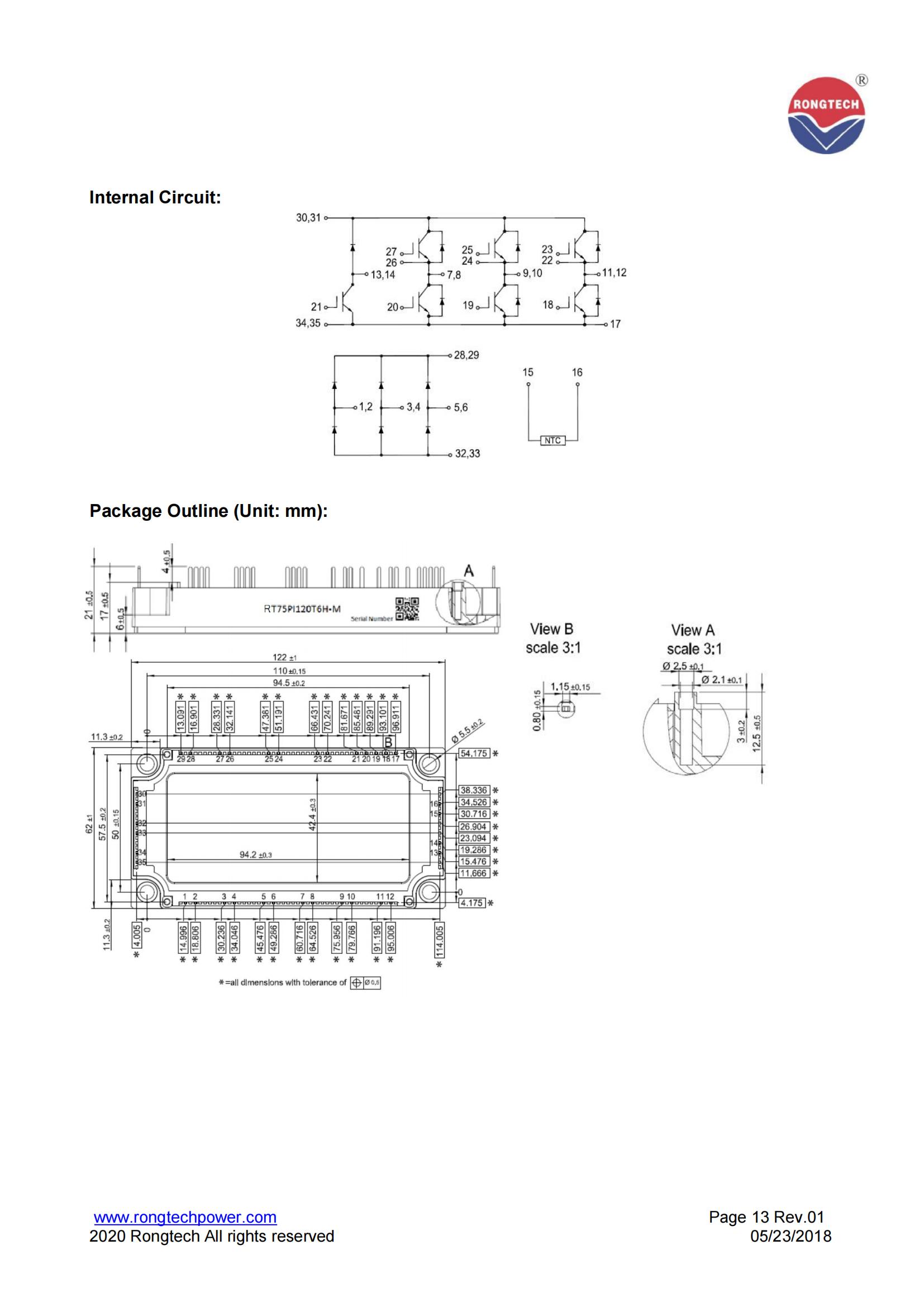 RT75PI120T6H-M-rongtechsemi