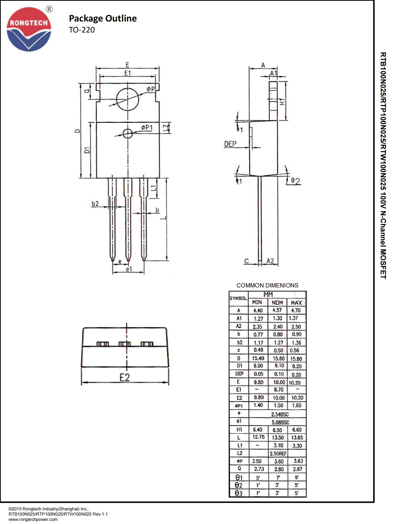 RTB_P_W100N025-rongtechsemi