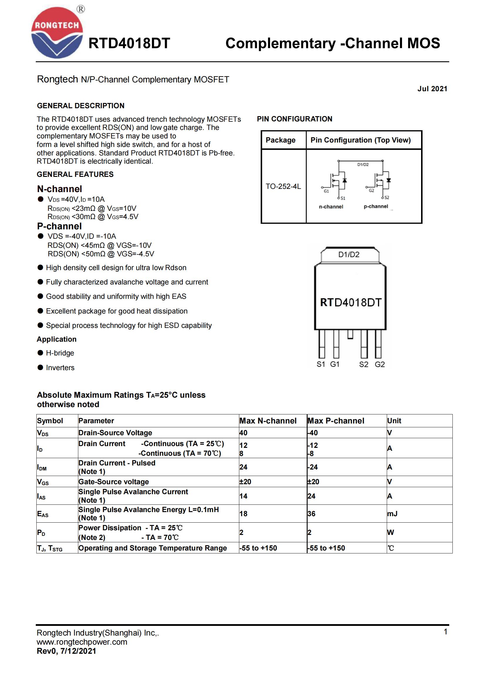 RTD4018DT-rongtechsemi