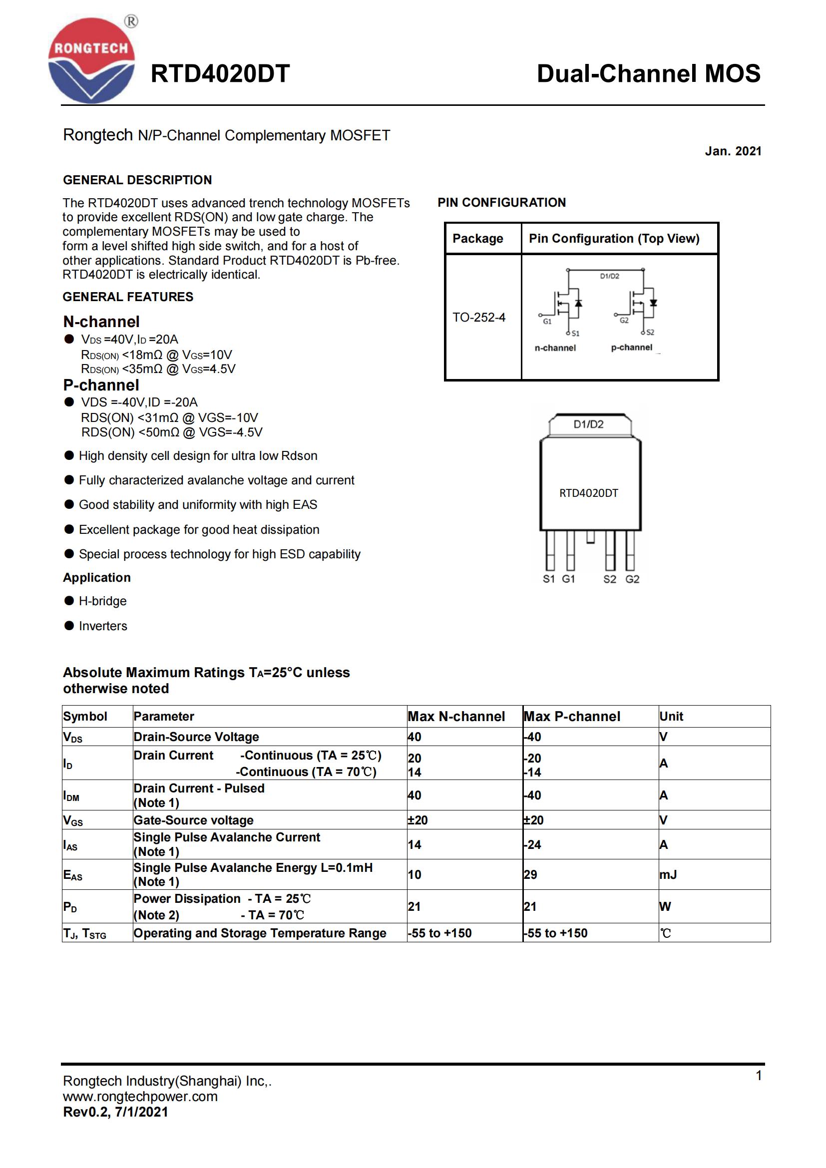 RTD4020DT-rongtechsemi