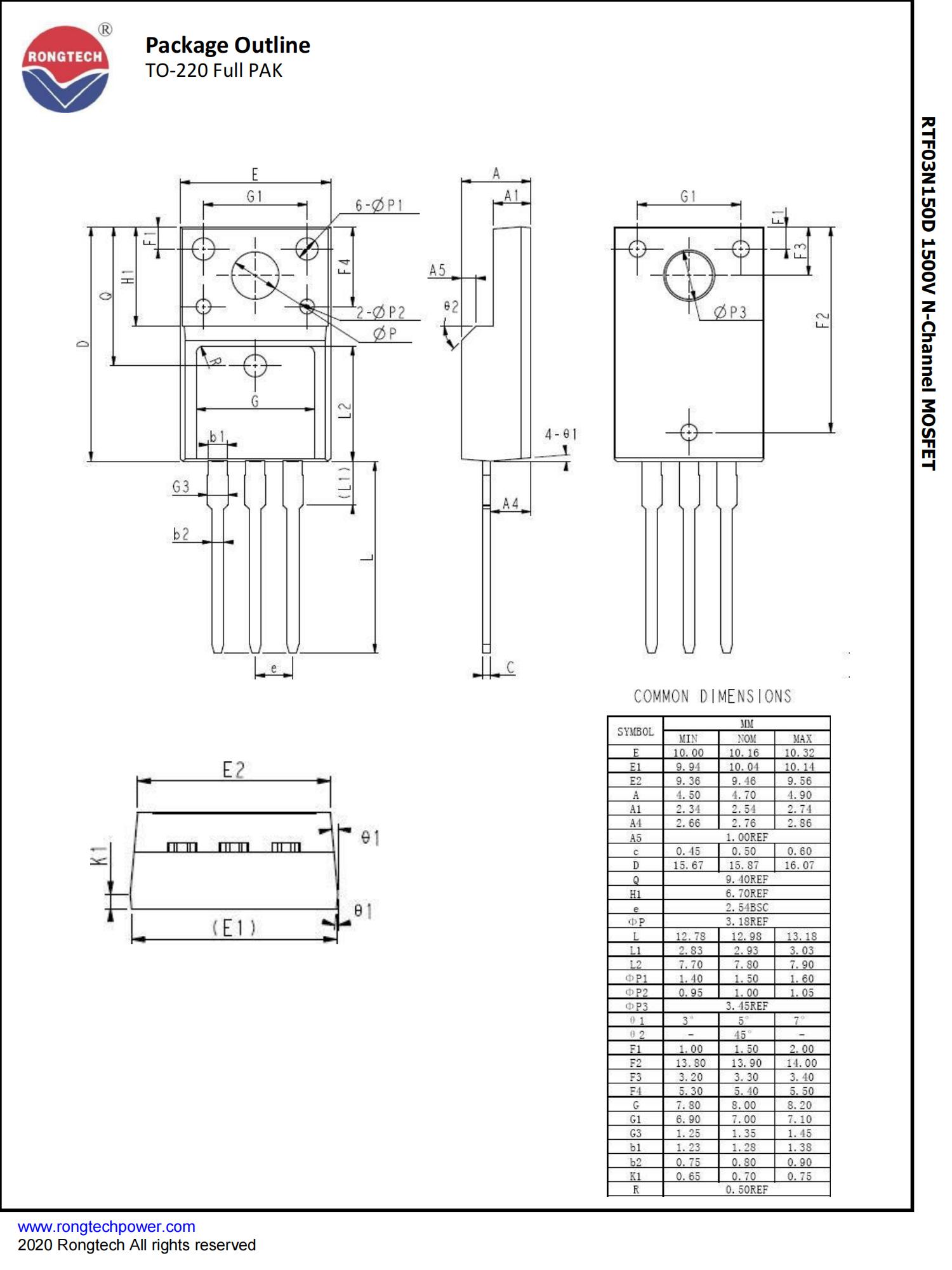 RTF03N150D-rongtechsemi