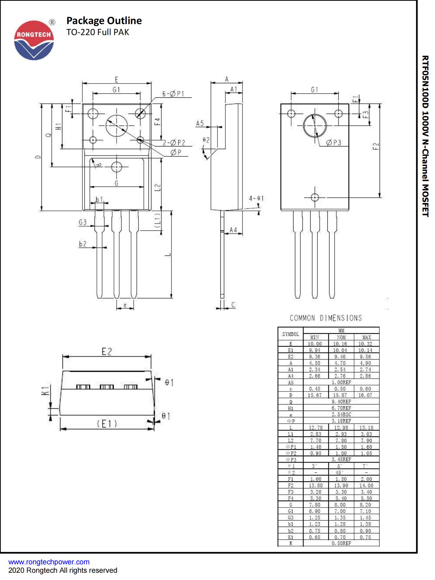 RTF05N100D-rongtechsemi