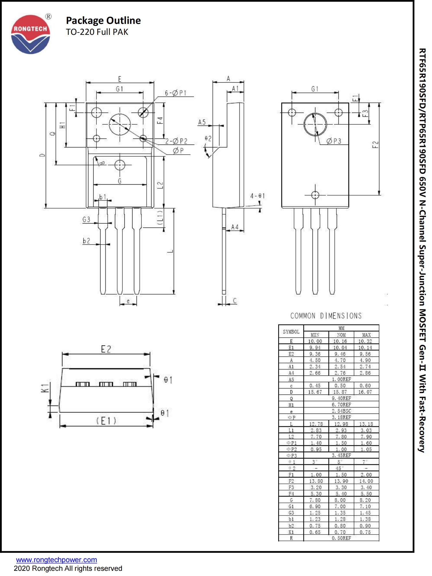 RTF_P65R190SFD-rongtechsemi
