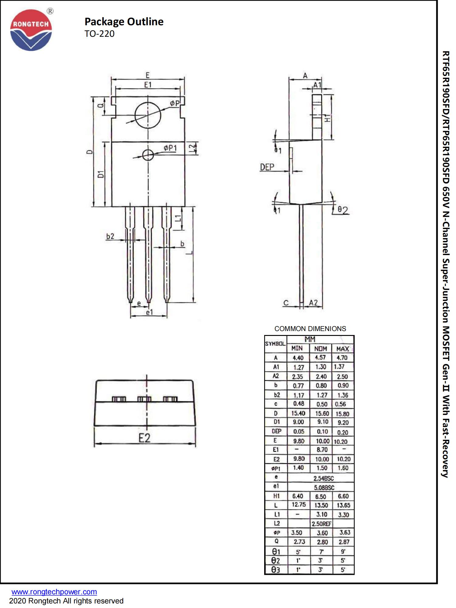 RTF_P65R190SFD-rongtechsemi