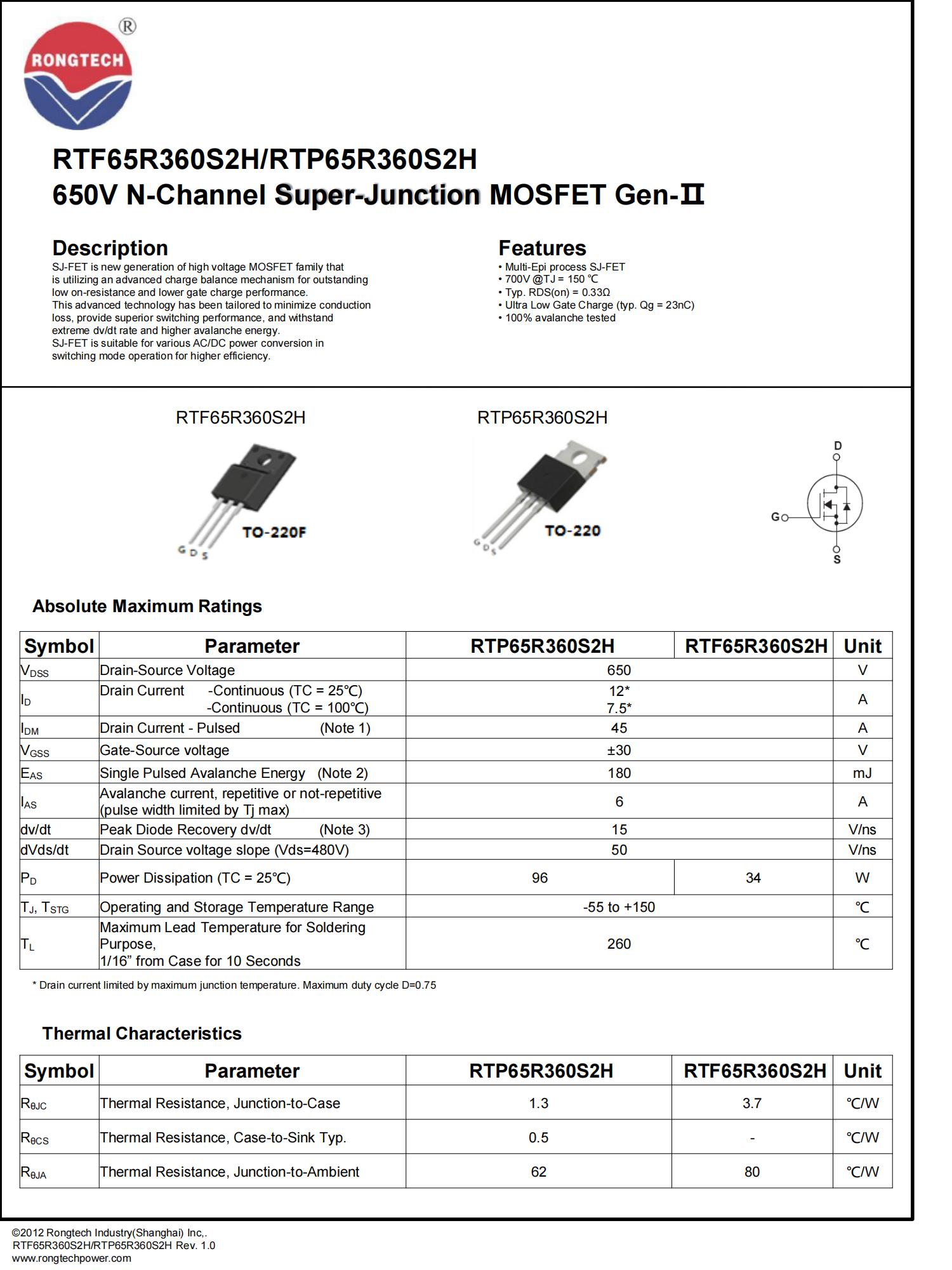 RTF_P65R360S2H-rongtechsemi