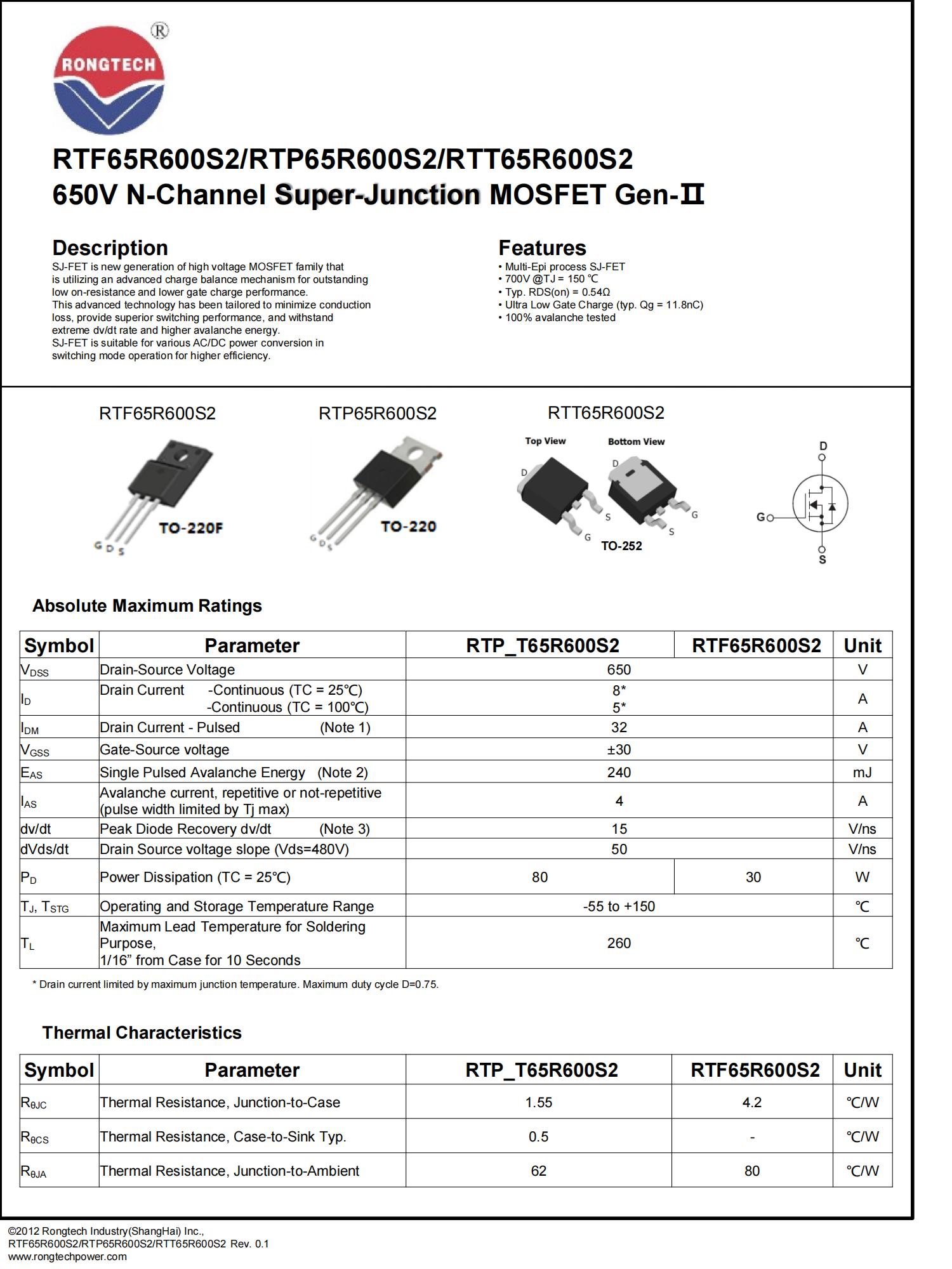 RTF_P_T65R600S2-rongtechsemi