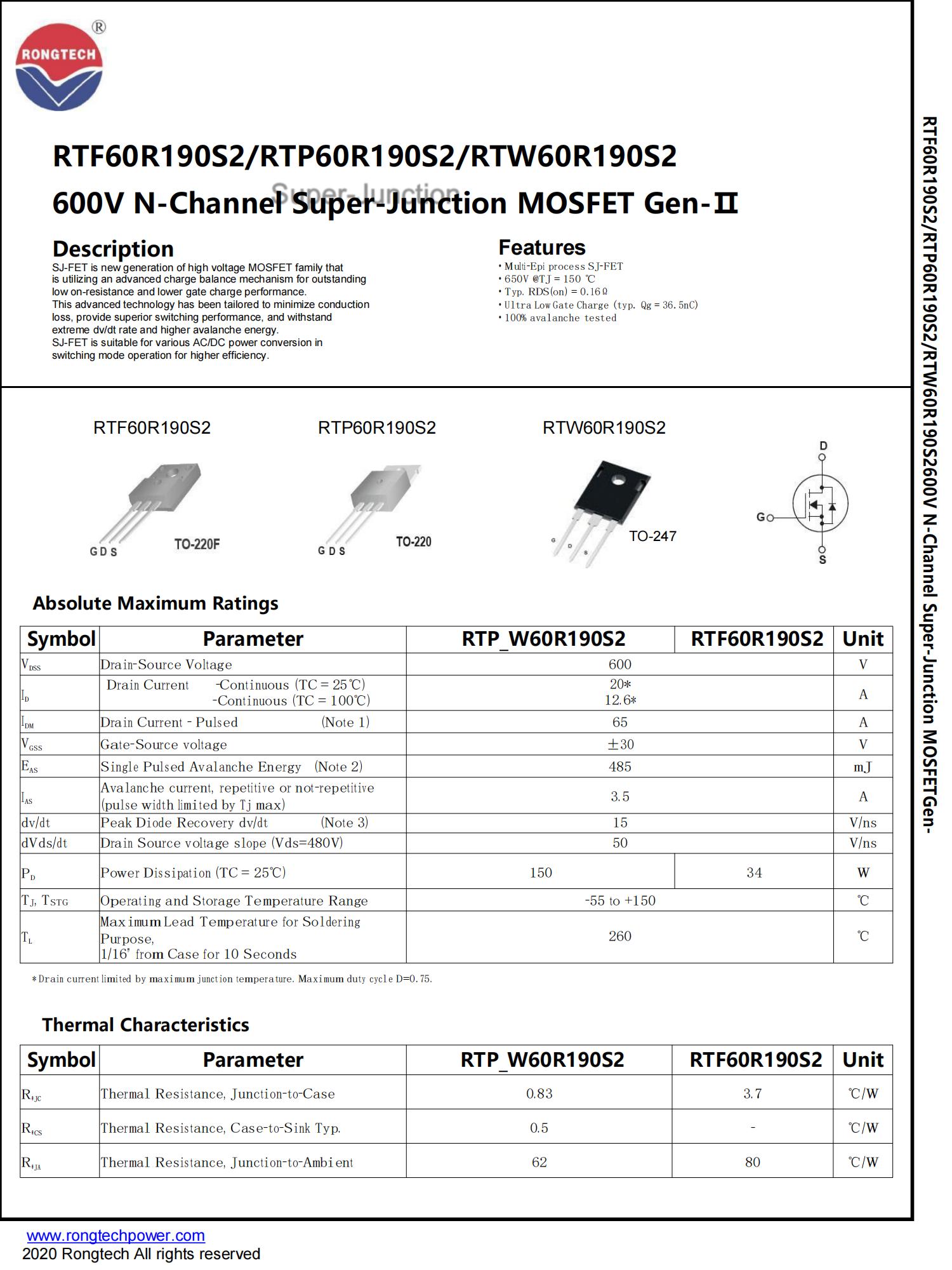 RTF_P_W60R190S2-rongtechsemi