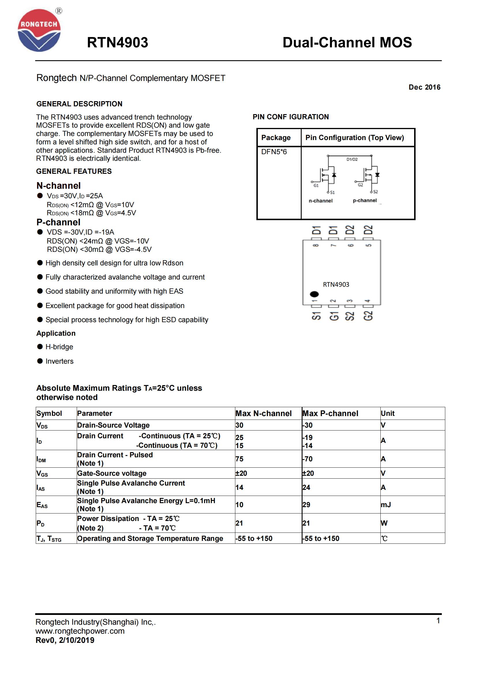 RTN4903-rongtechsemi