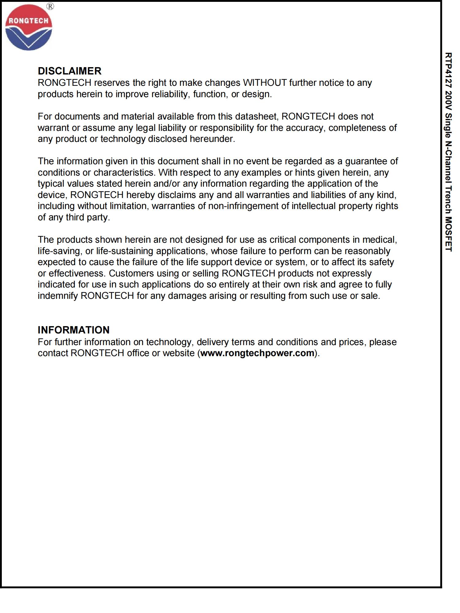 RTP4127-rongtechsemi