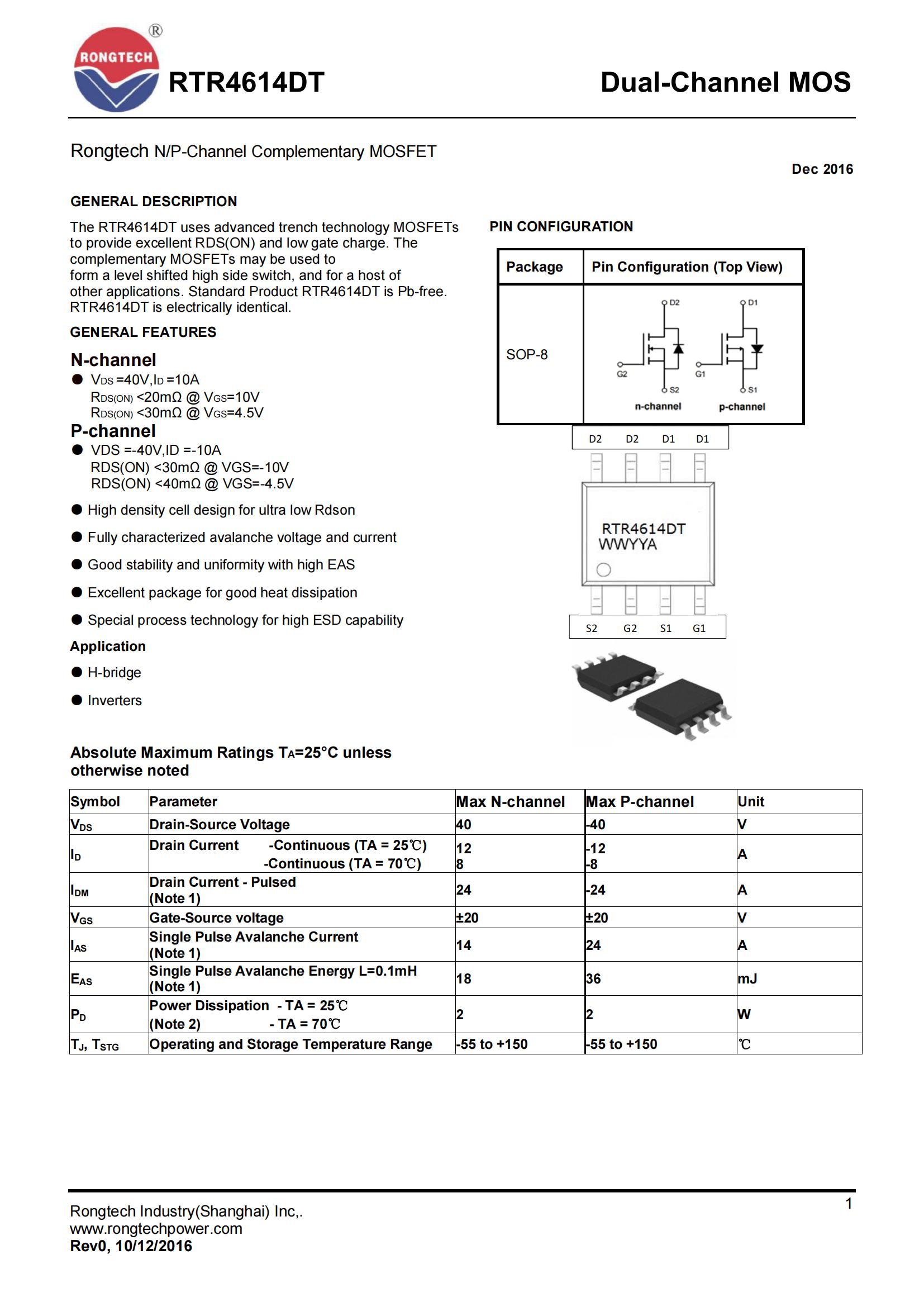 RTR4614DT-rongtechsemi