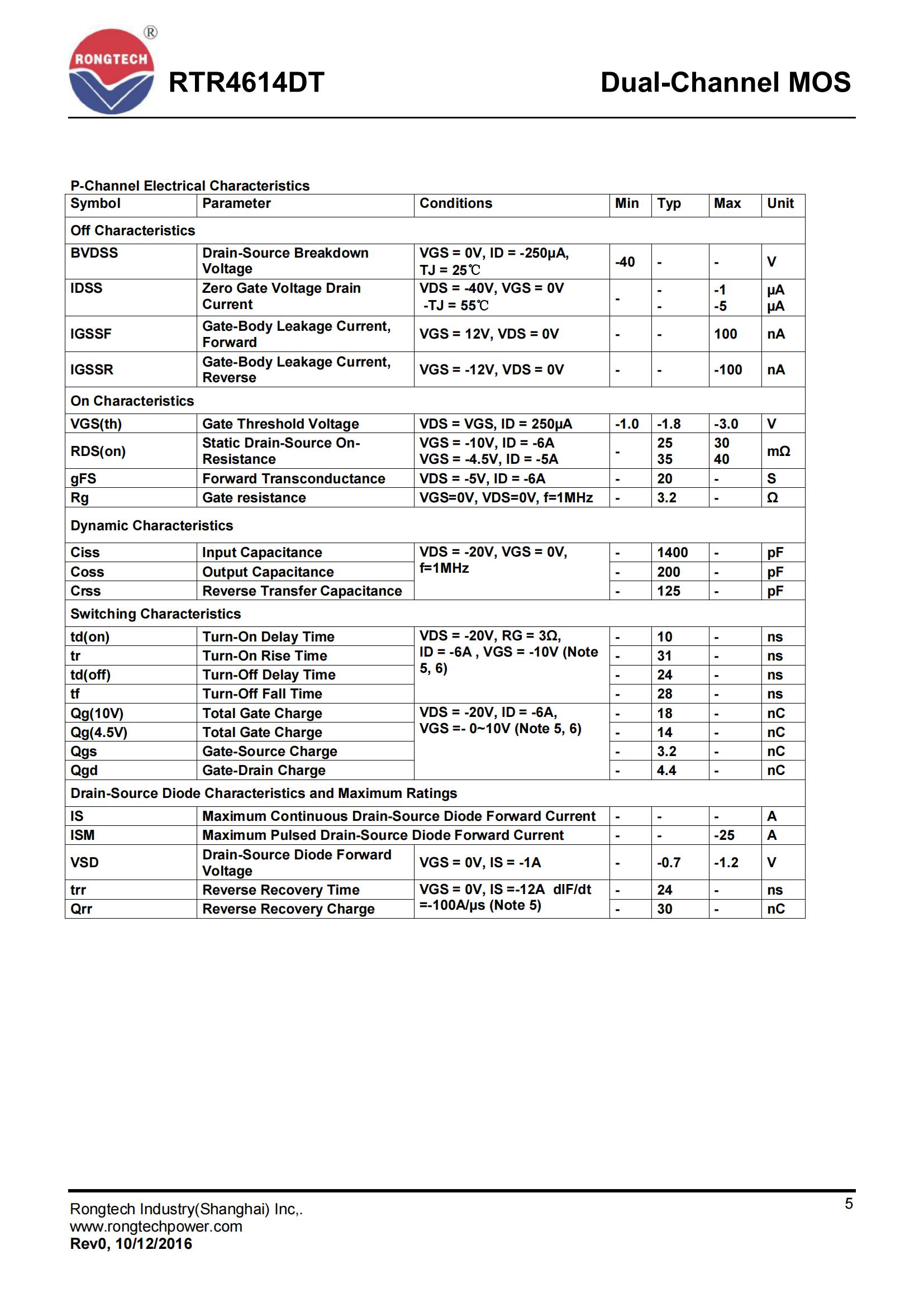 RTR4614DT-rongtechsemi