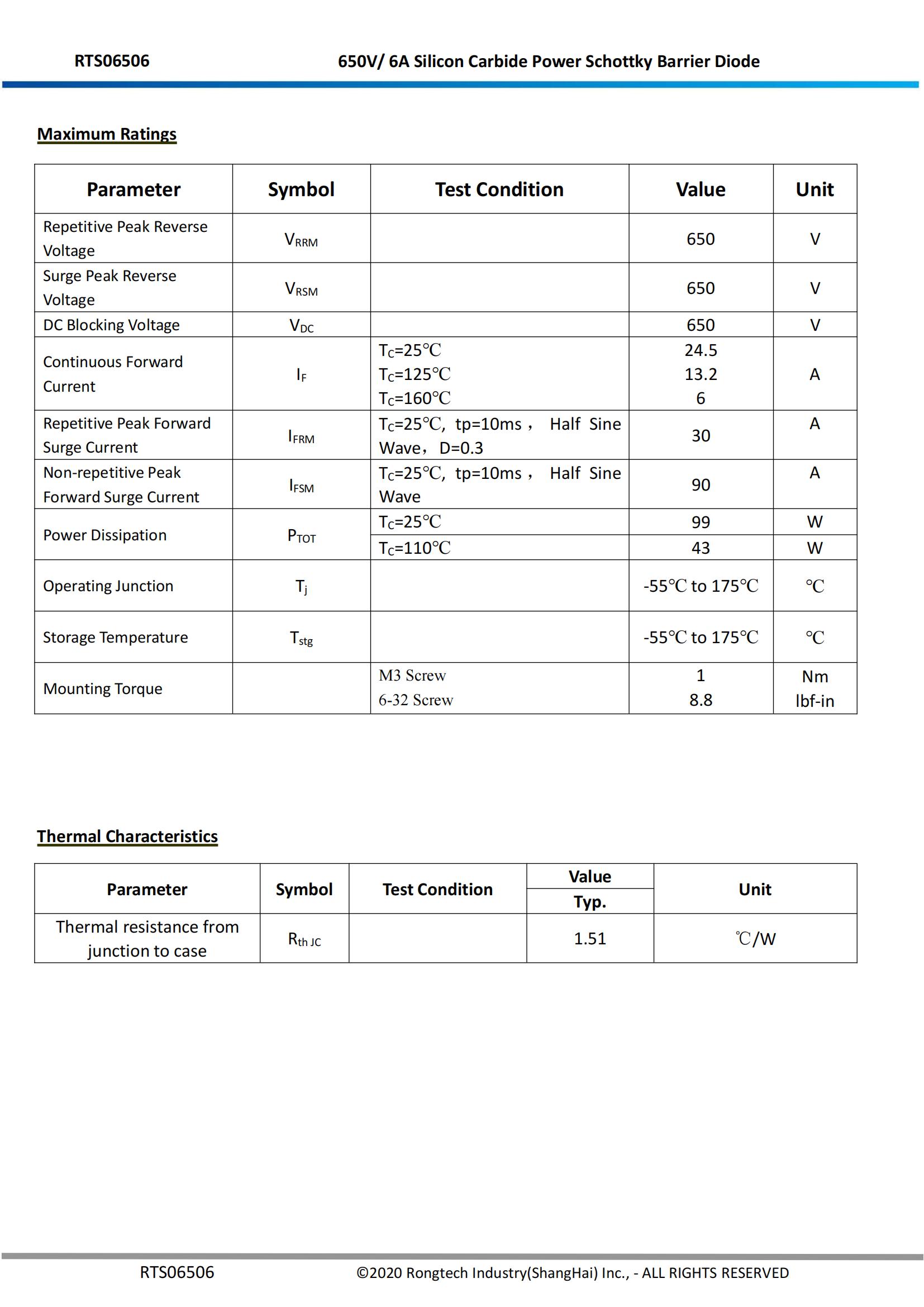 RTS06506-rongtechsemi