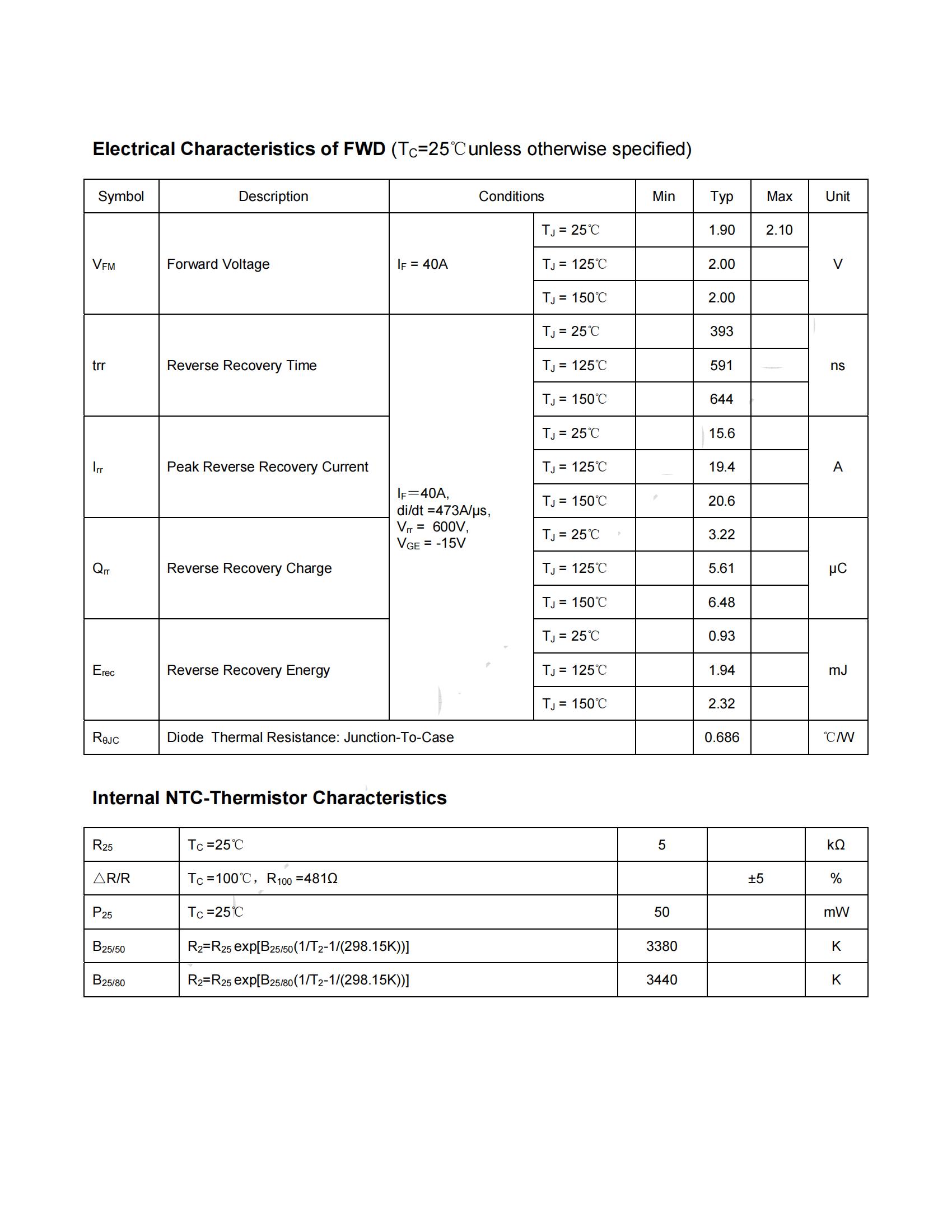 RTS40FB120T5HB-rongtechsemi