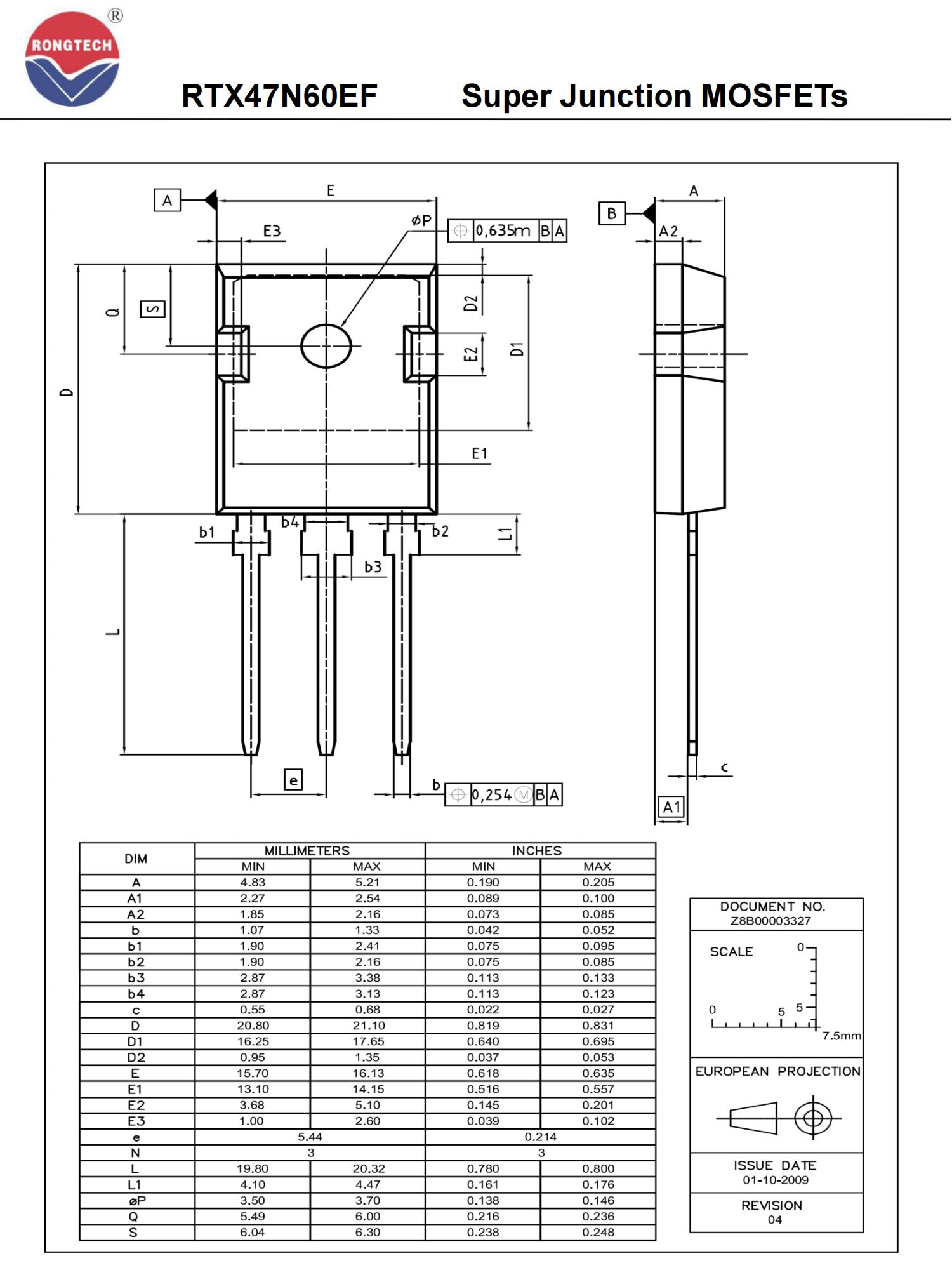 RTX47N60EF-rongtechsemi