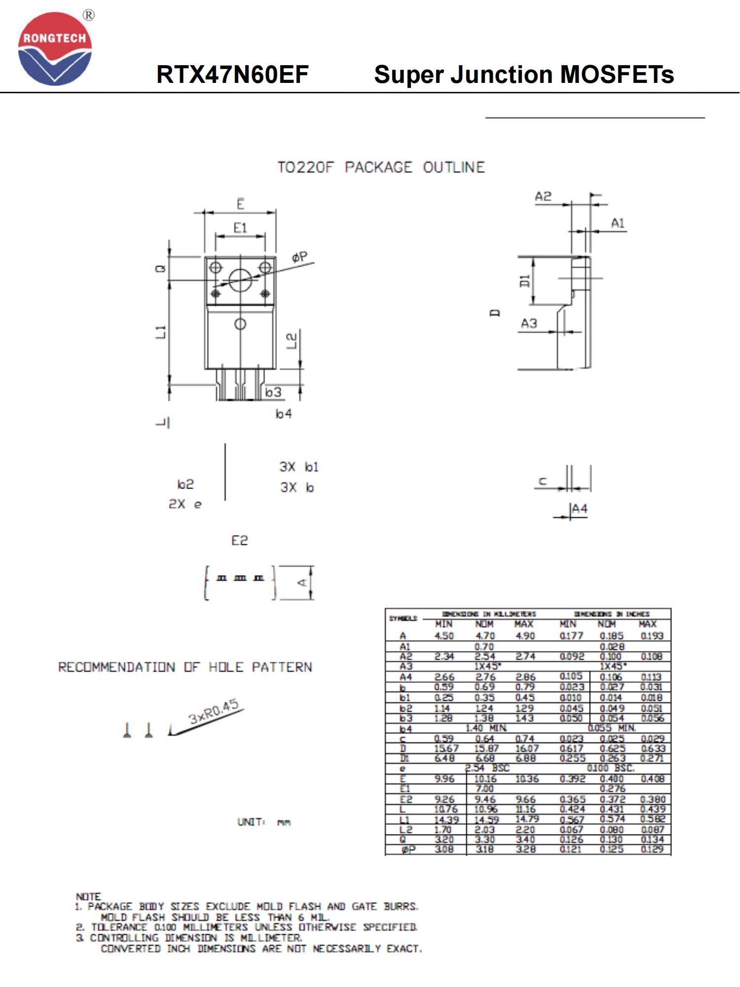 RTX47N60EF-rongtechsemi