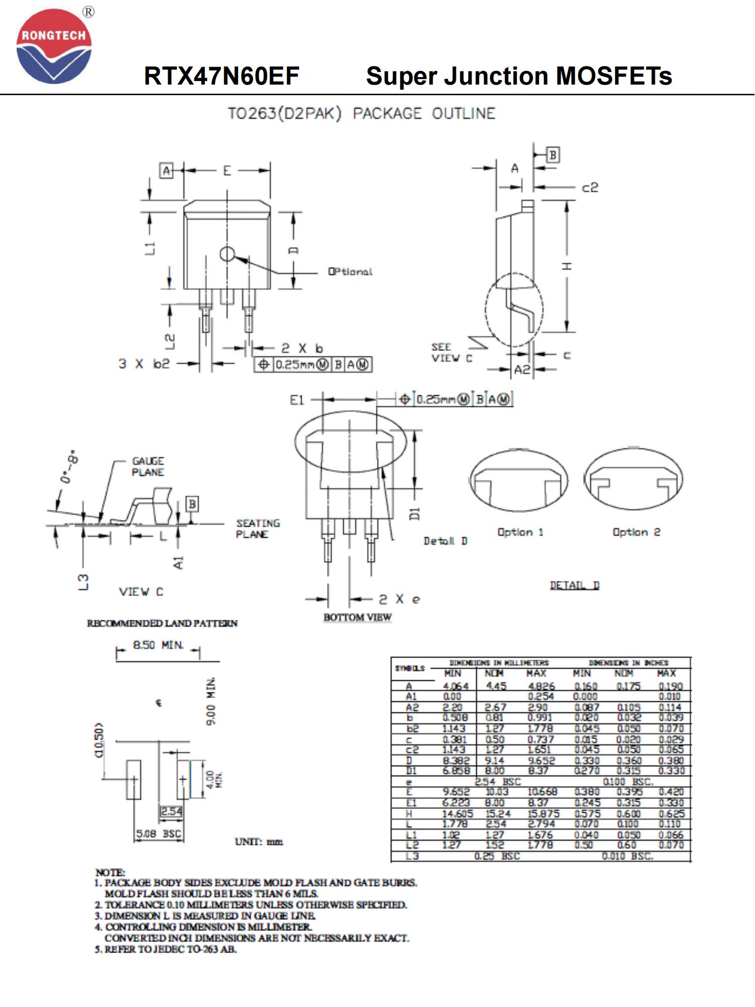 RTX47N60EF-rongtechsemi