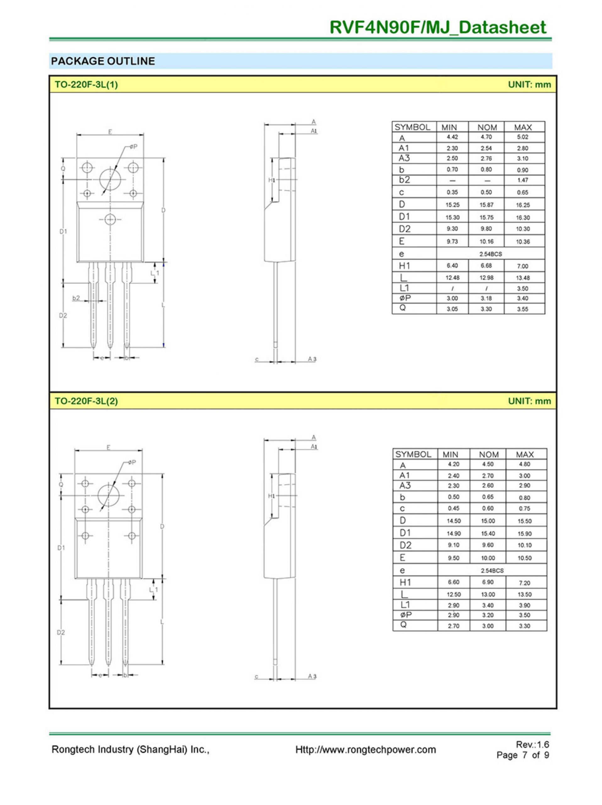 RVF4N90F(MJ)-rongtechsemi