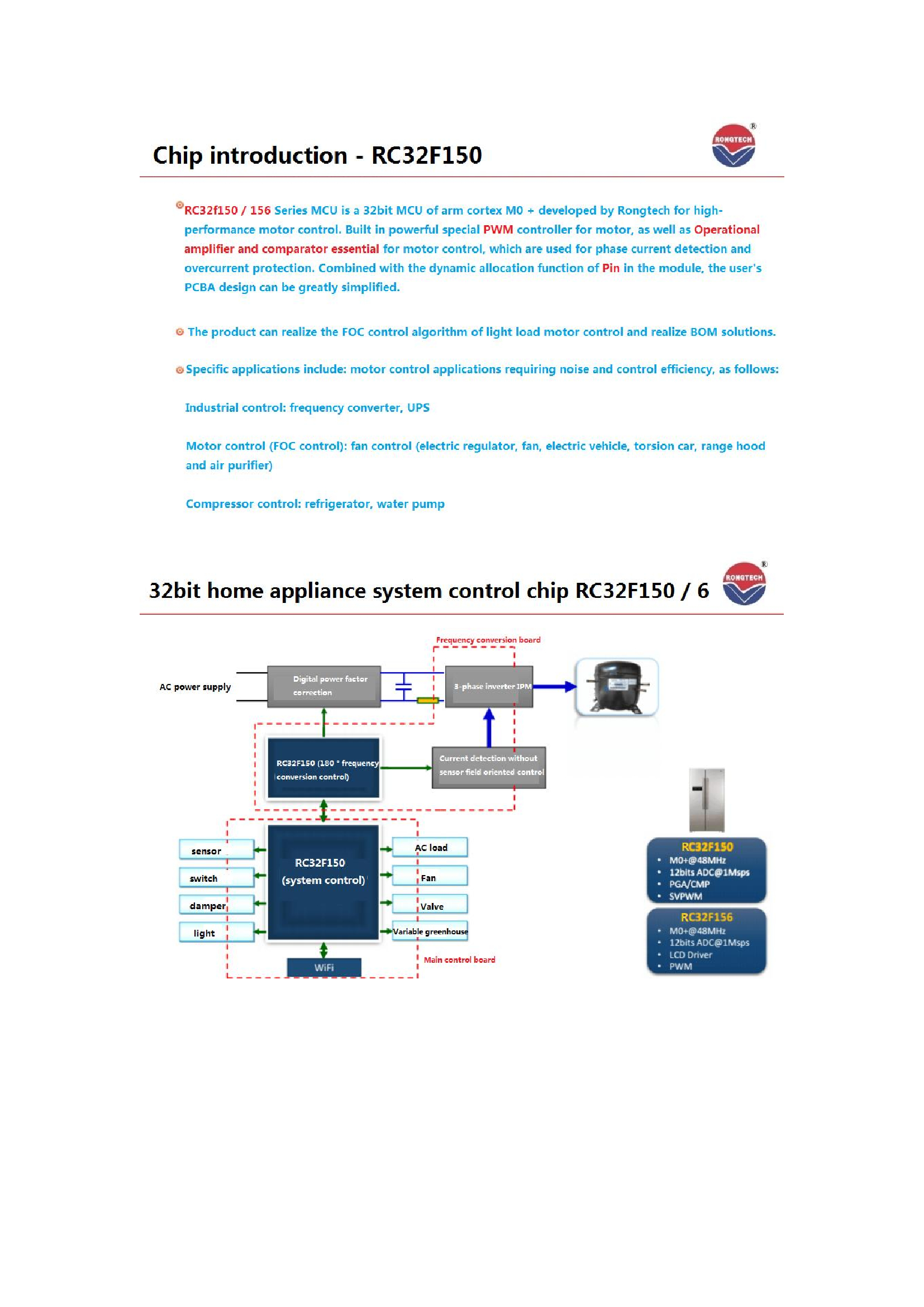 RC32F150 series-rongtechsemi